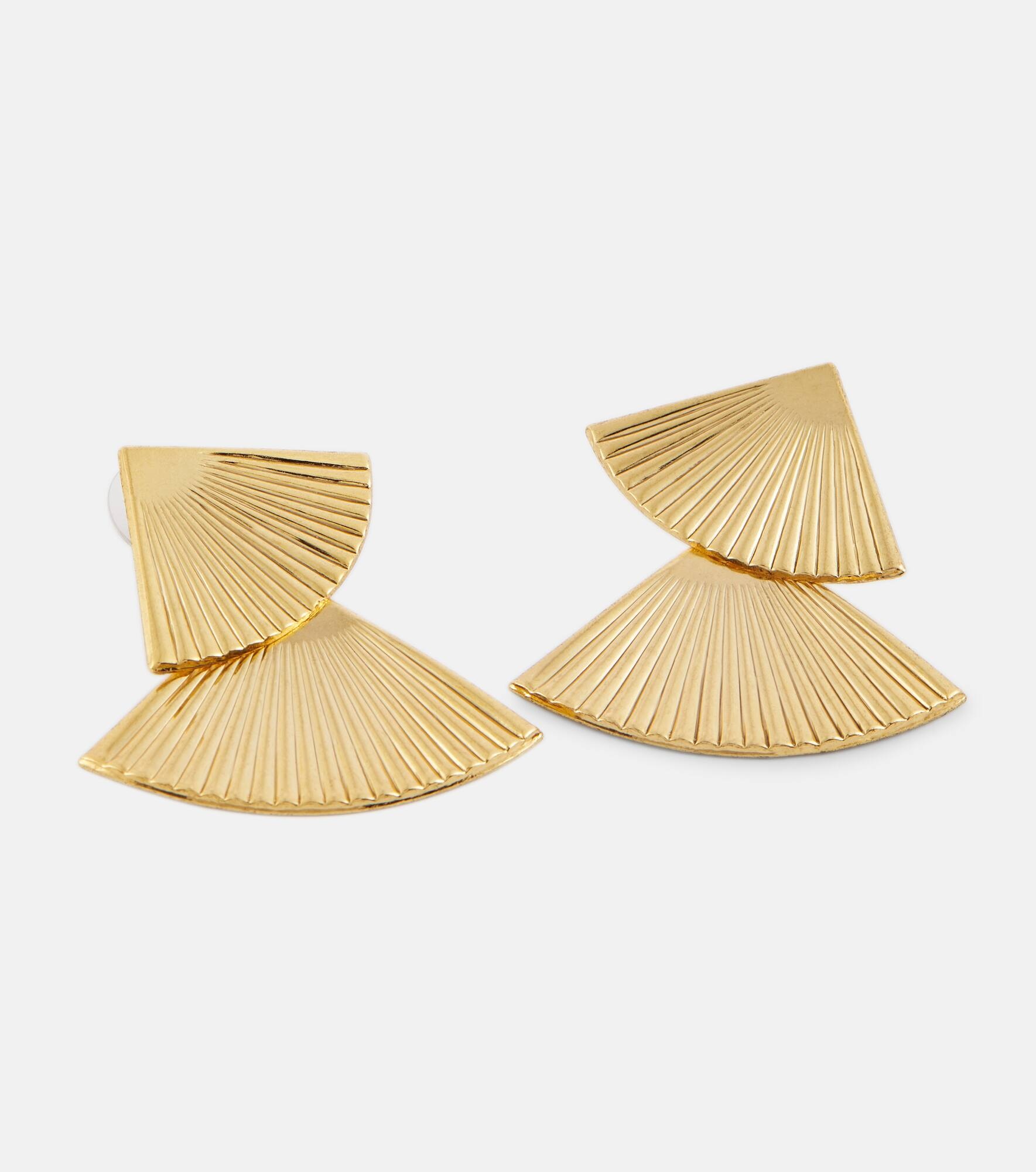 Vanna gold-plated earrings - 4