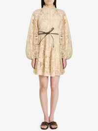送料関税込み★ZIMMERMANN★ウェーバリーラッフルクロシェミディ Zimmermann Waverly Lace mini dress | leam | REVERSIBLE