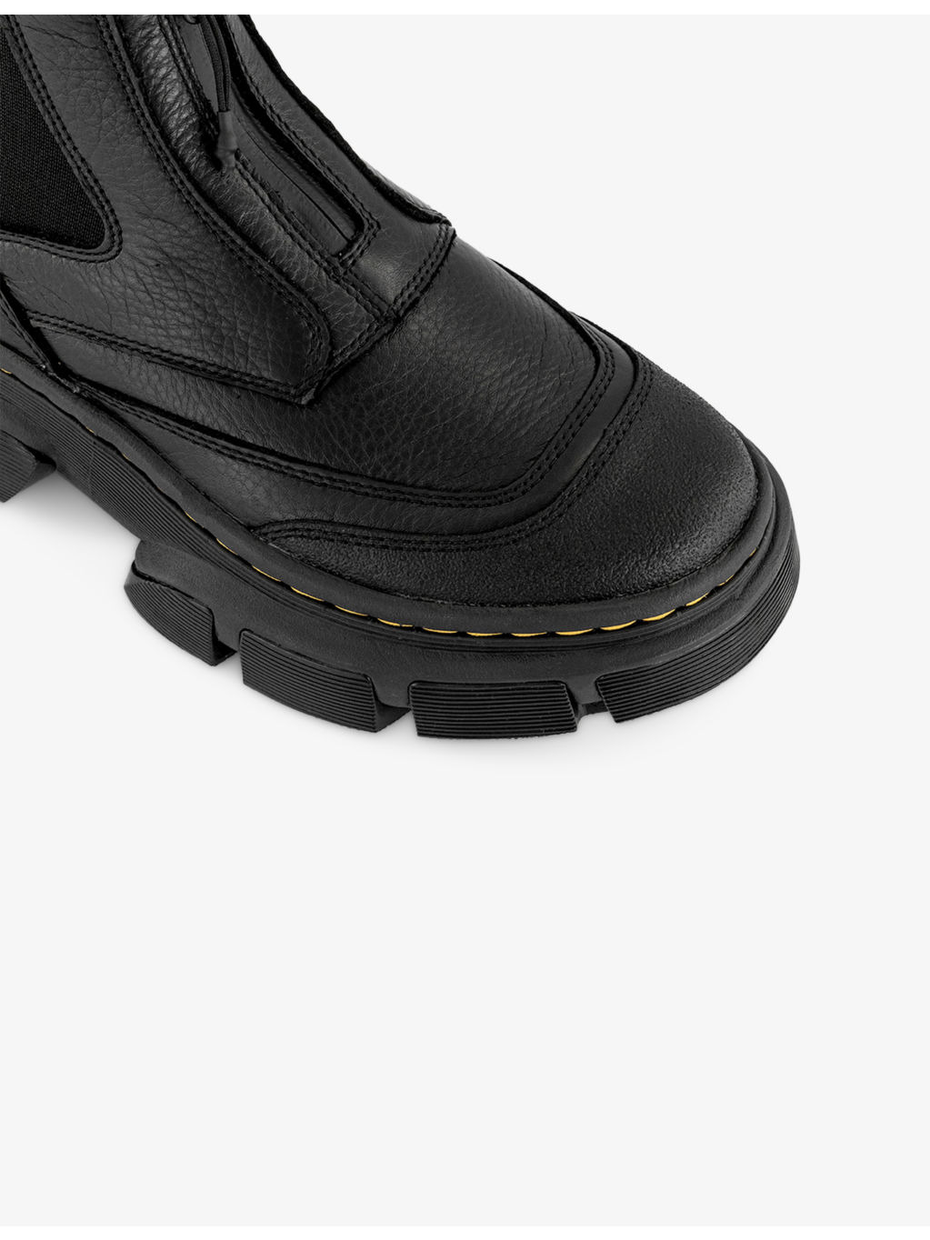 DMXL Zip Leather Chelsea Boots - 5
