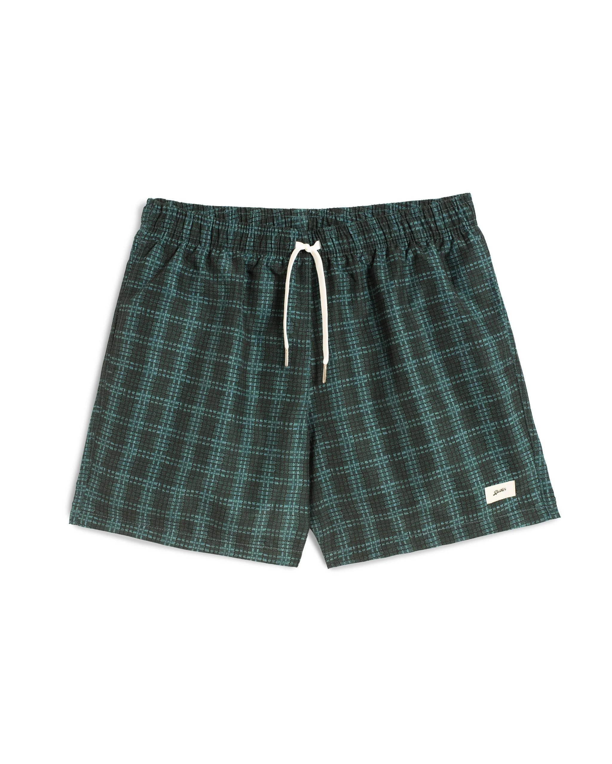 Delta Tartan Swim Trunk - 1