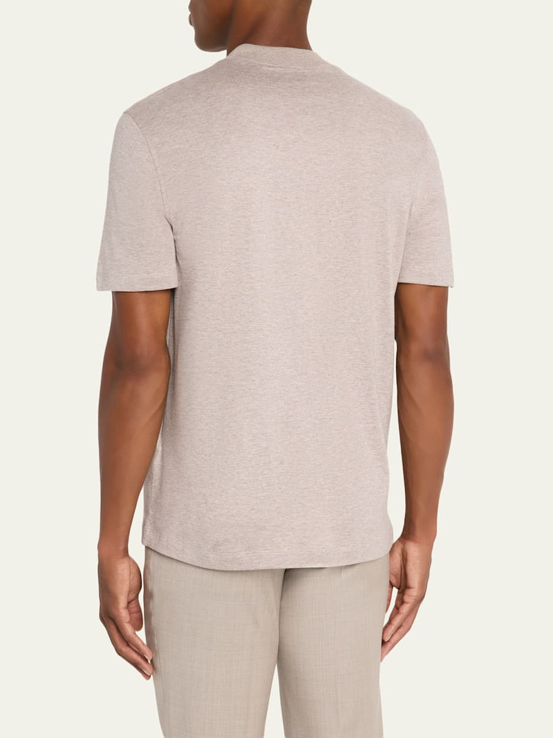 Brioni Men's Cotton and Cashmere Slim-Fit Crewneck T-Shirt outlook