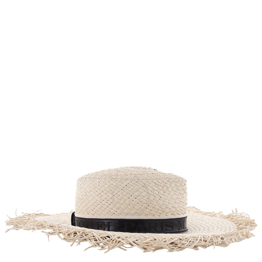 Maison Michel Natural Zango Straw Fedora Hat - 5