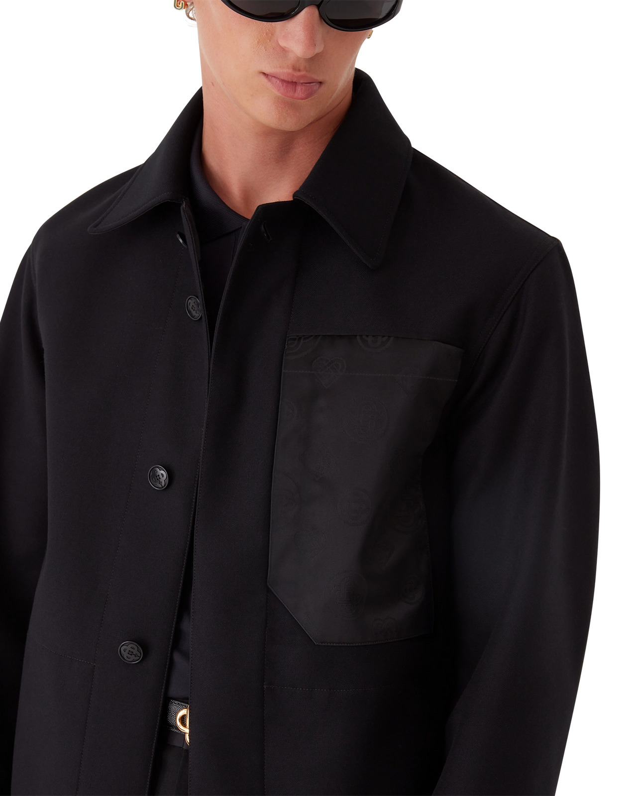 Wool Workwear Jacket | Casablanca Paris - 5