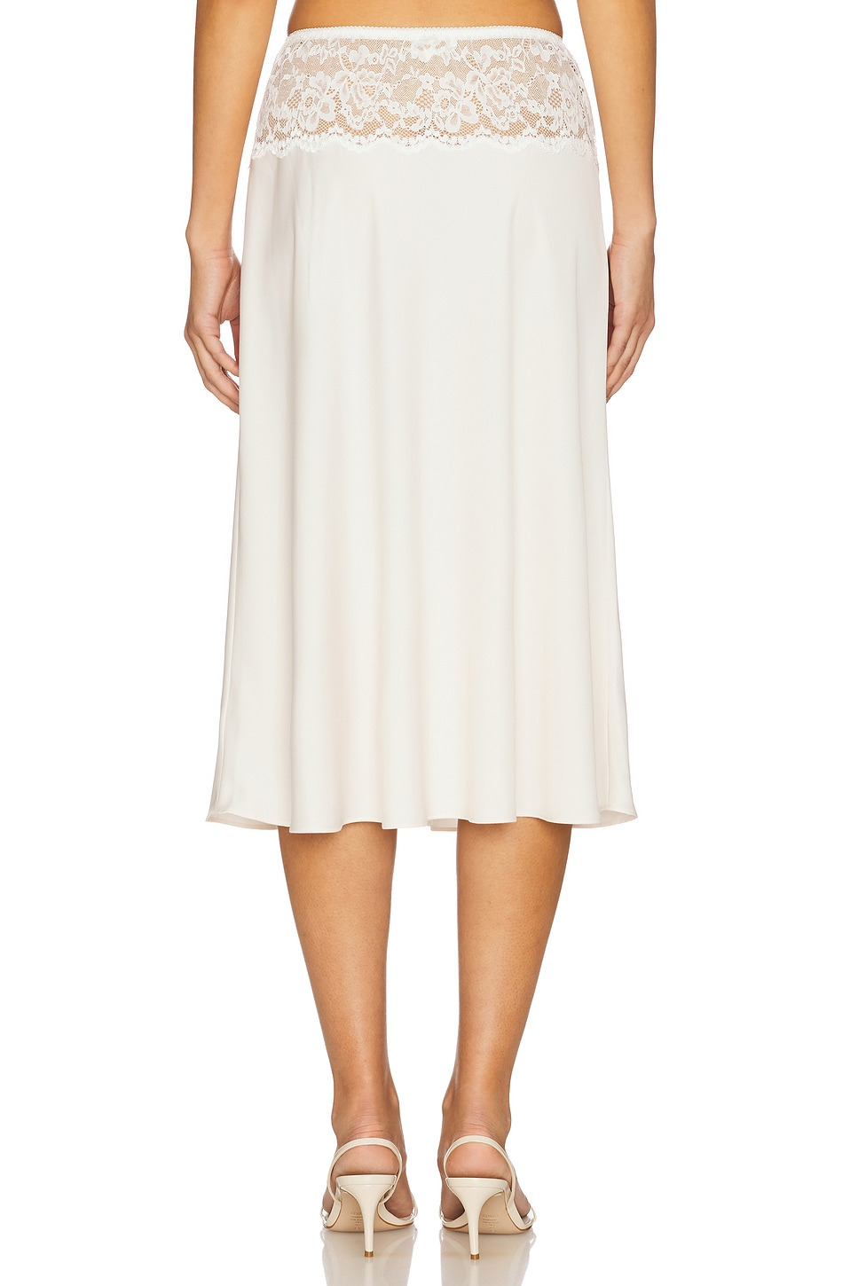 Harper Satin Midi Skirt - 4