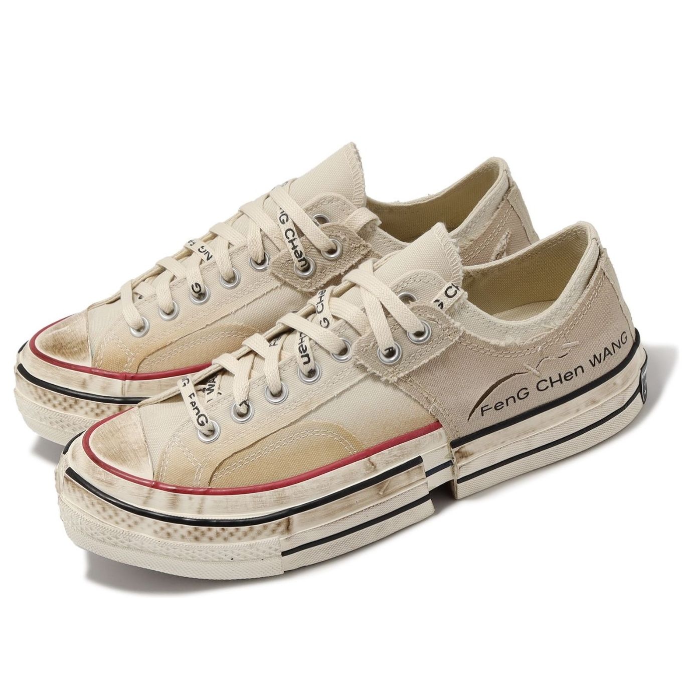 Converse x Feng Chen Wang Chuck 70 Low 'Brown Rice' A07718C - 3