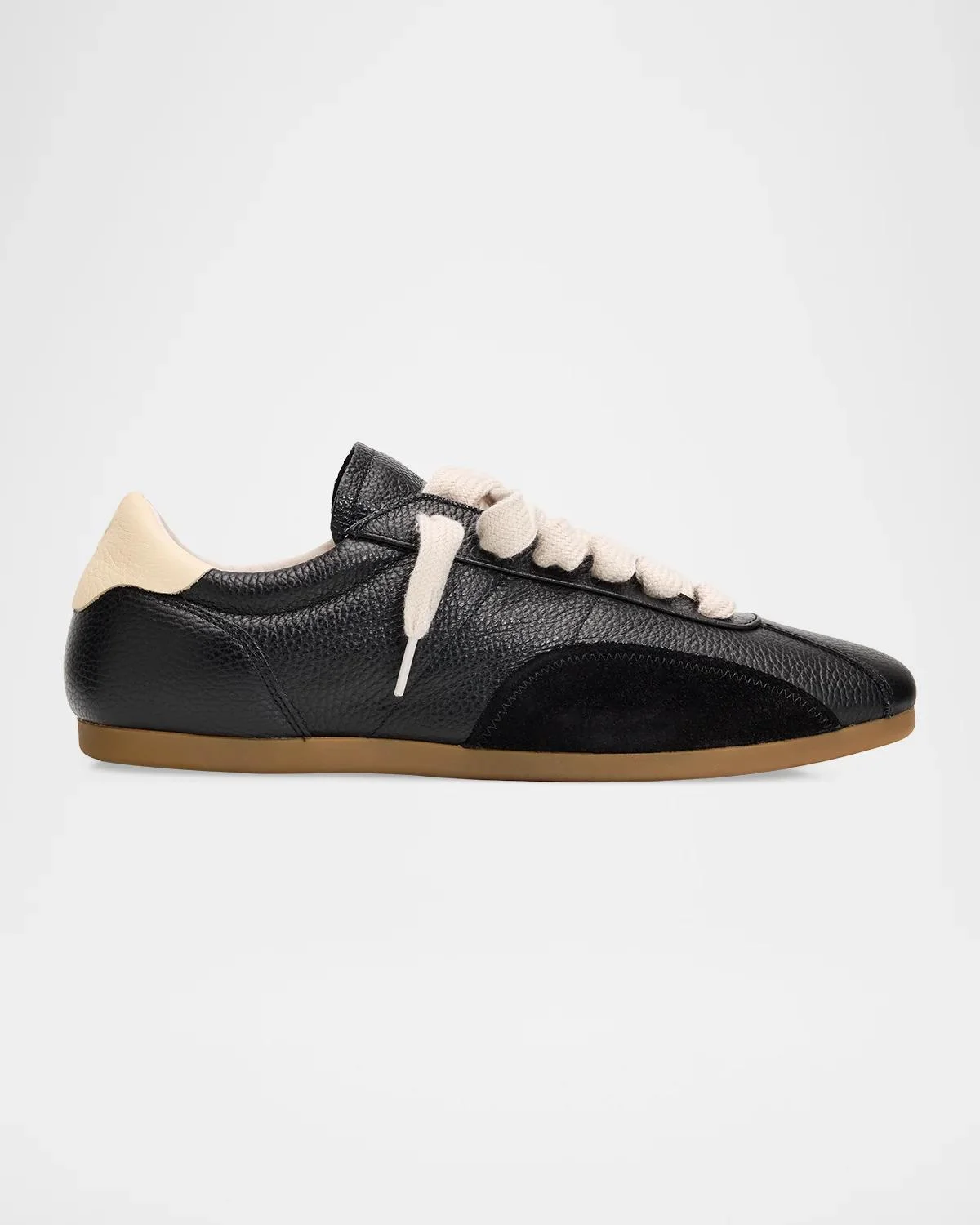Men's Low-Pro Loose-Fit Leather Sneakers - 1