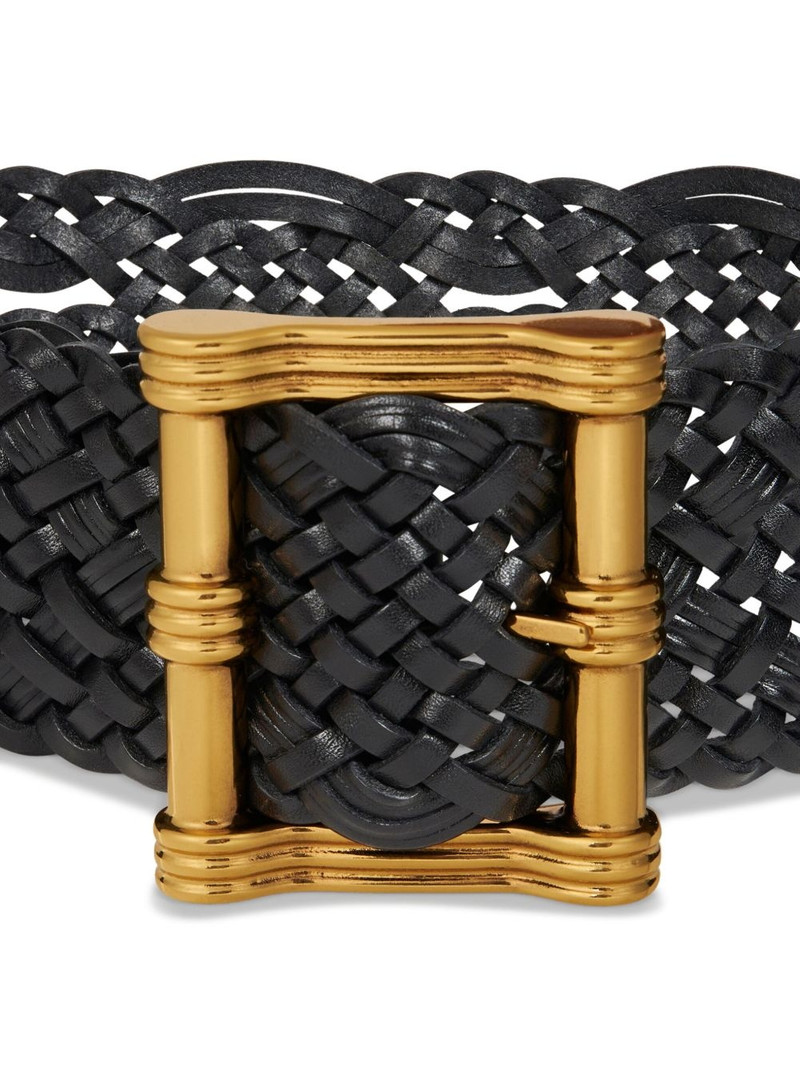 Etro woven leather belt outlook