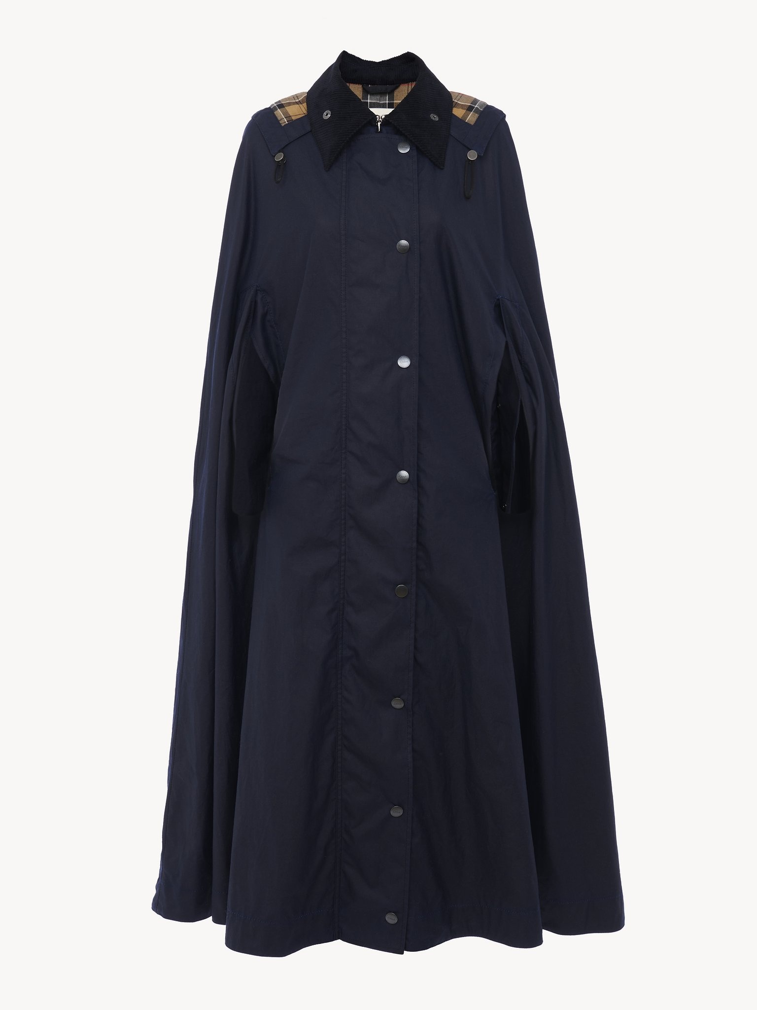 BARBOUR FOR CHLOÉ "HADRIEN" LONG CAPE - 3