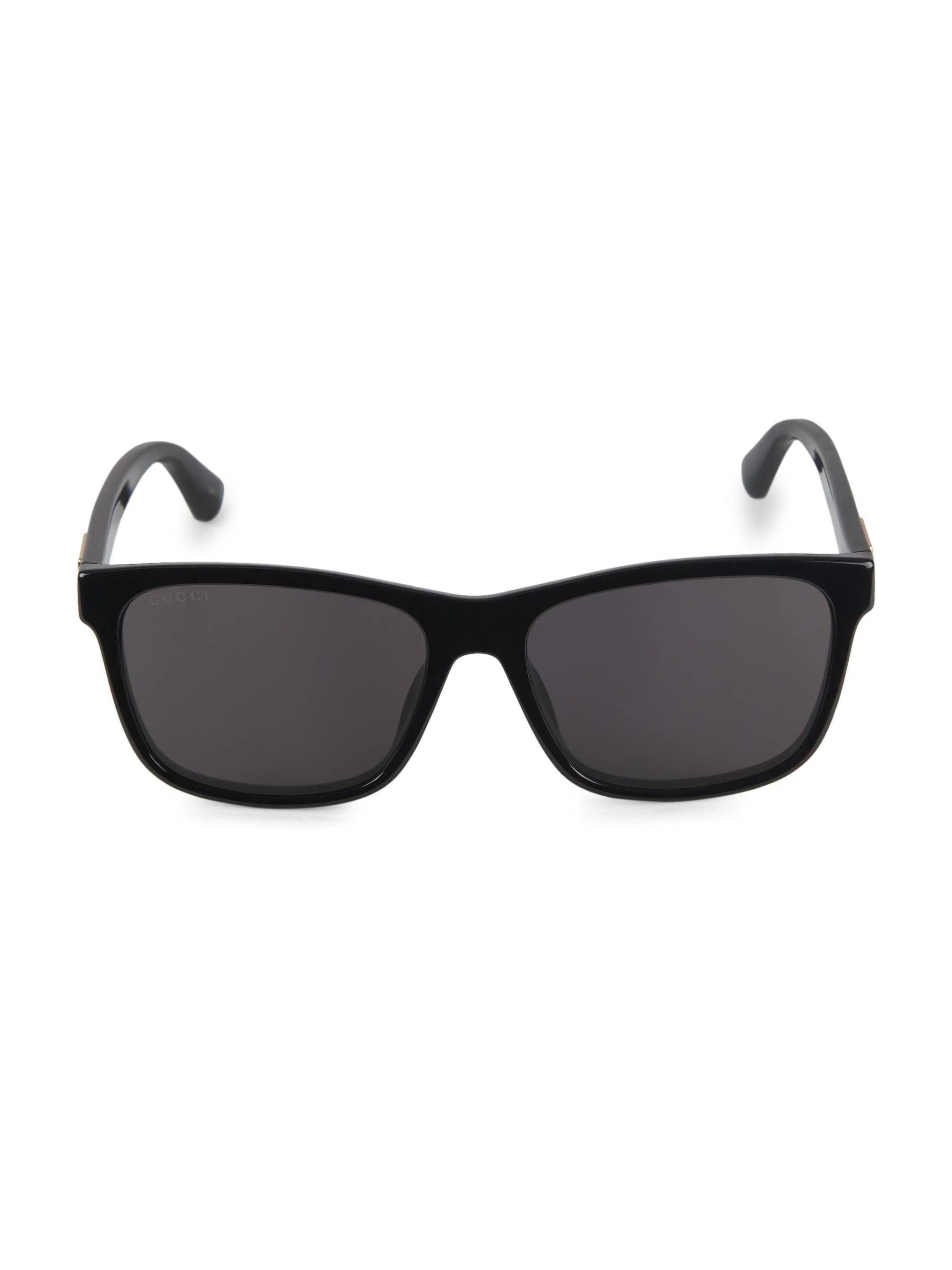 Men's Gucci Lines GG0746S 57MM Squared Sunglasses - Black Dark Grey - 1