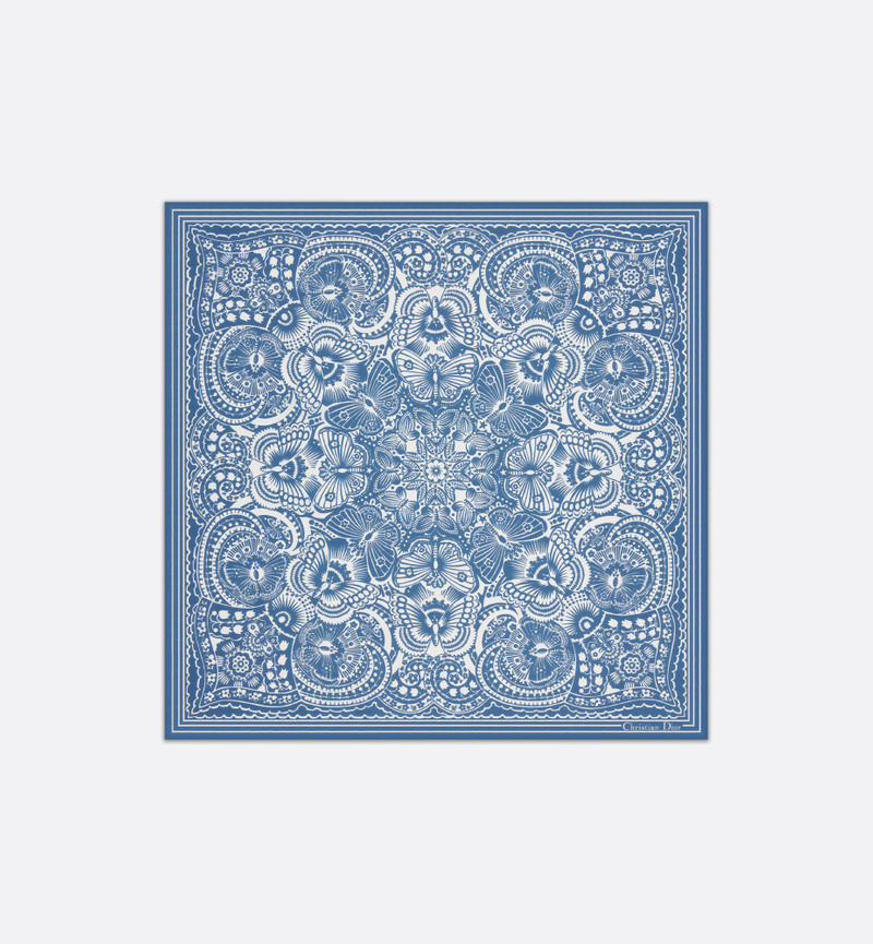 D-Butterfly Paisley 60 Square Scarf 1