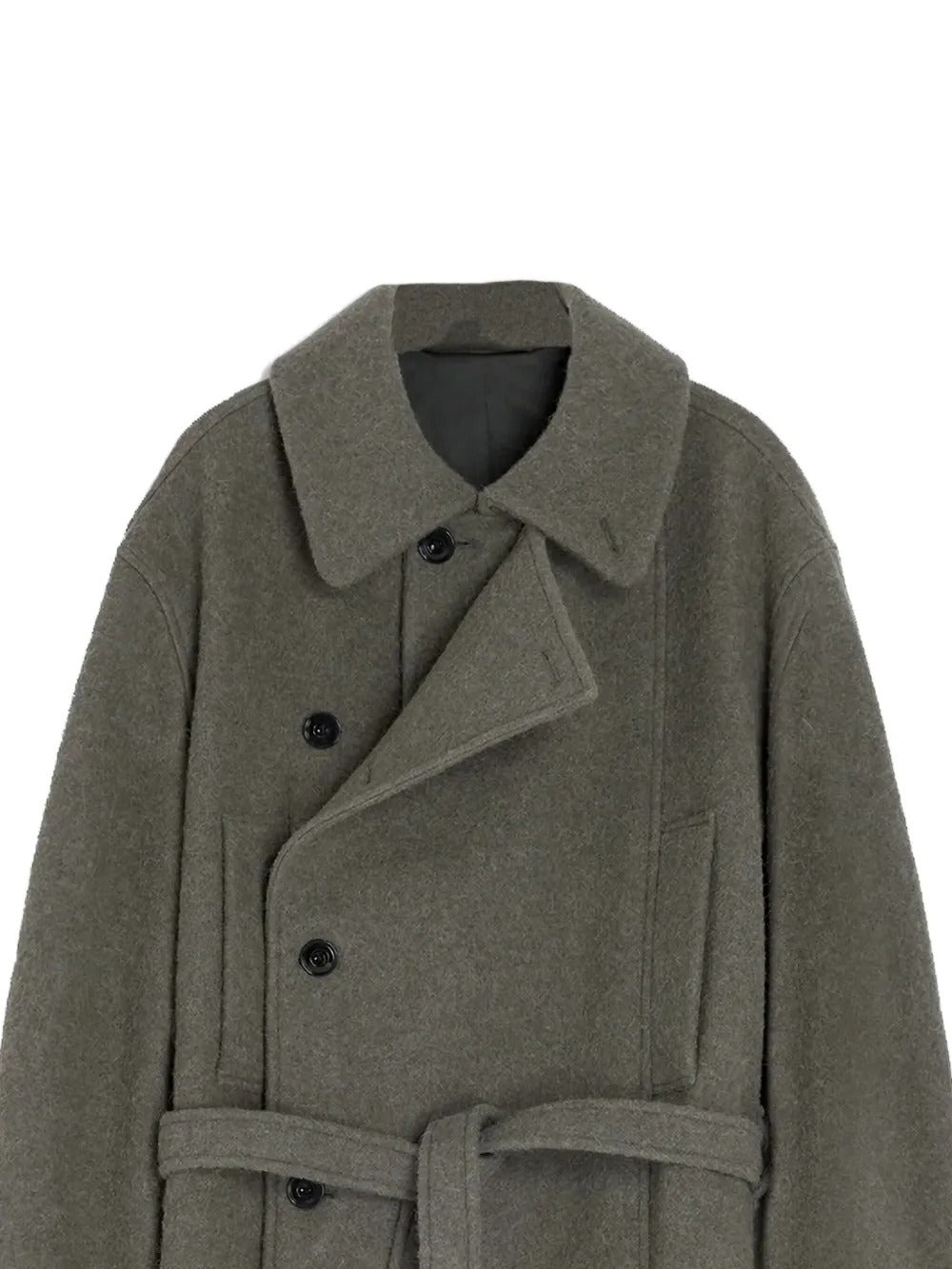 LEMAIRE - Women Short Asymmetri Short Asymmetrical Bathro Coat - 2