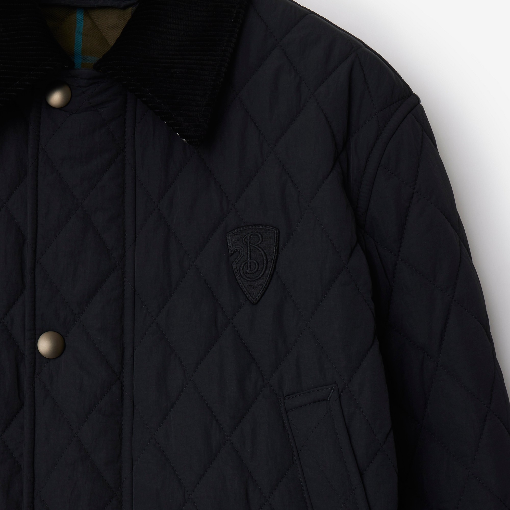 Quilted Nylon Barn Jacket - 5