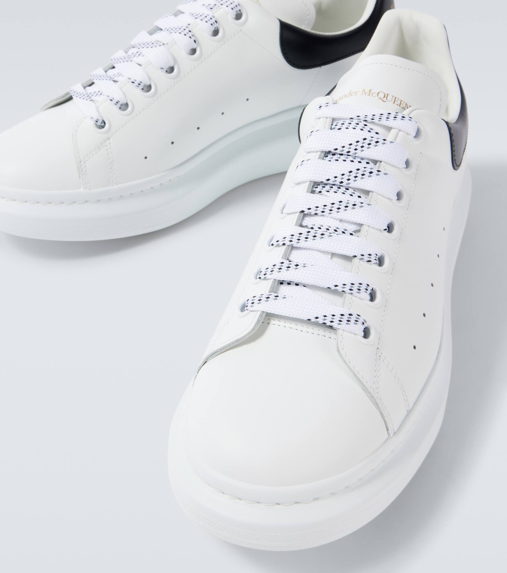 Oversized leather sneakers - 3
