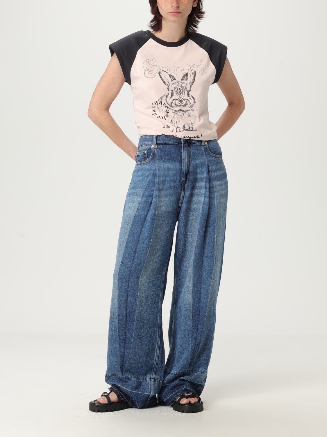 T-shirt woman Ganni - 2