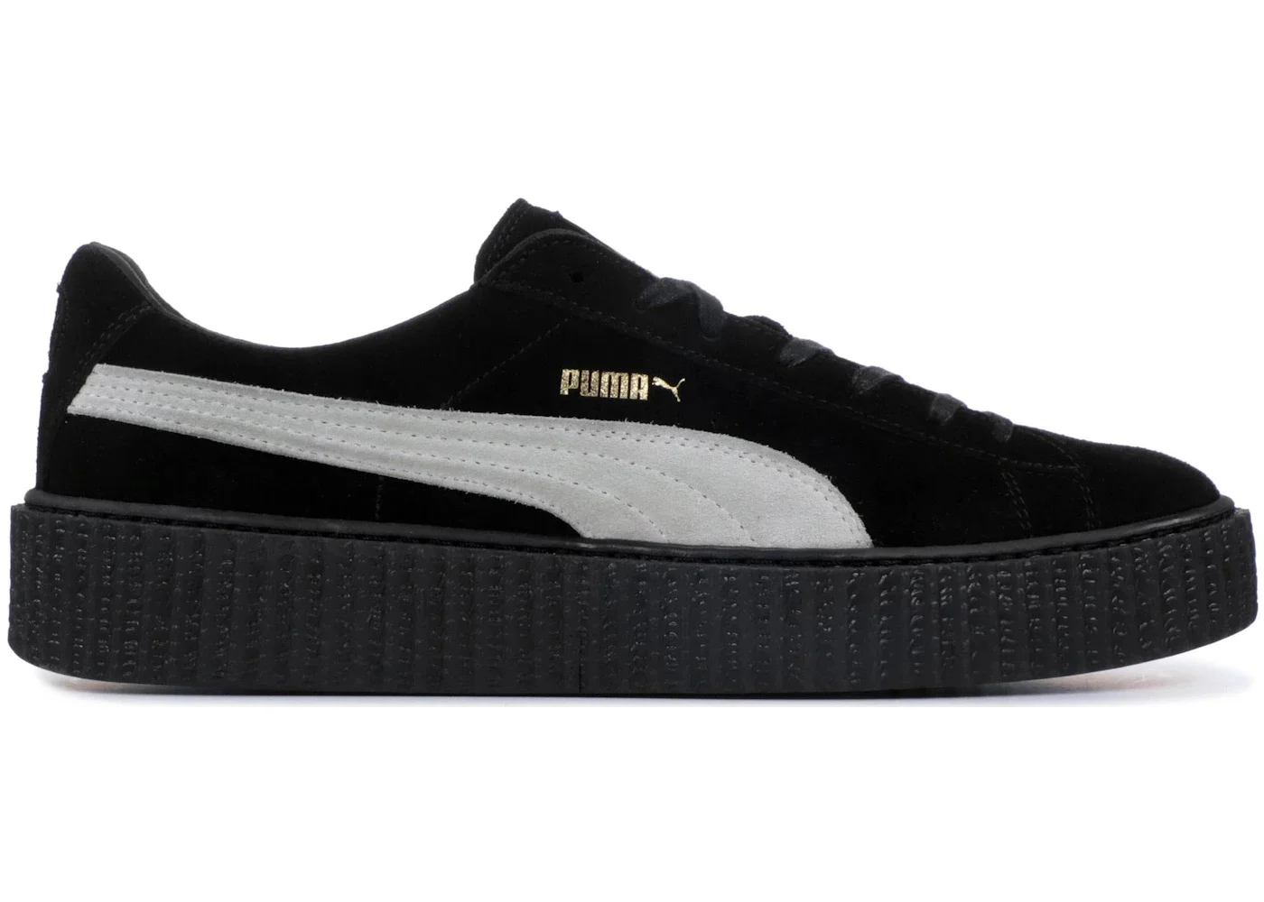 Puma Suede Creepers Fenty Rihanna Black White - 1