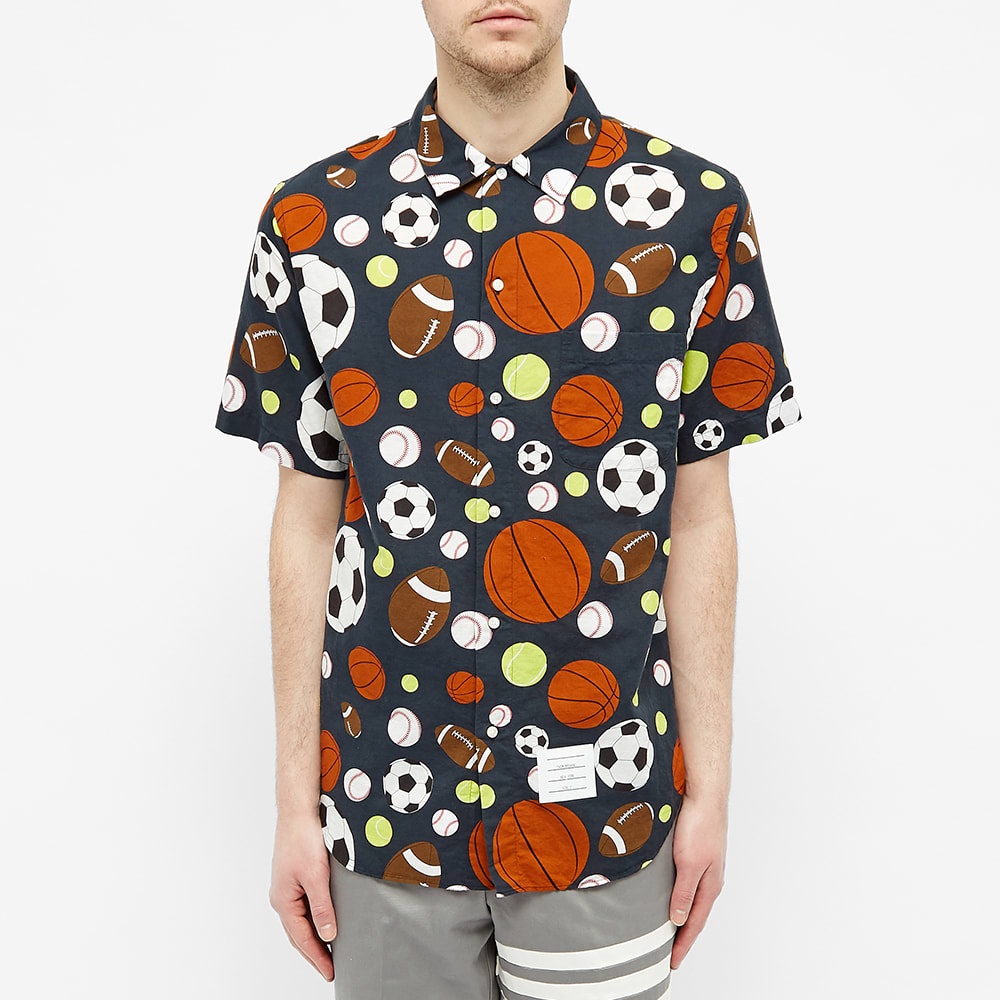 Thom Browne Fun Mix Balls Short Sleeve Shirt - 3