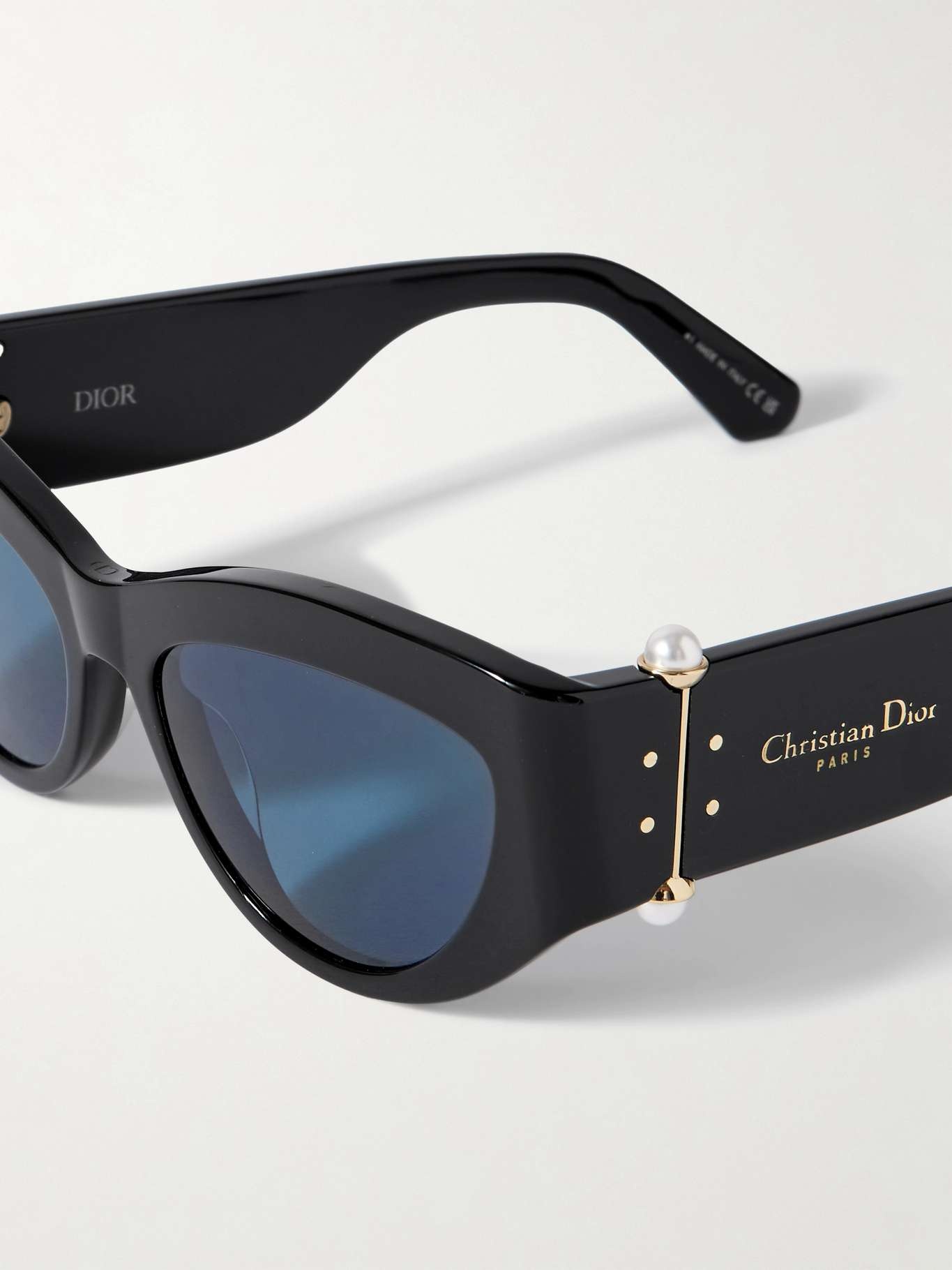 DiorTribales B1l oversized D-frame embellished acetate sunglasses Black - 4