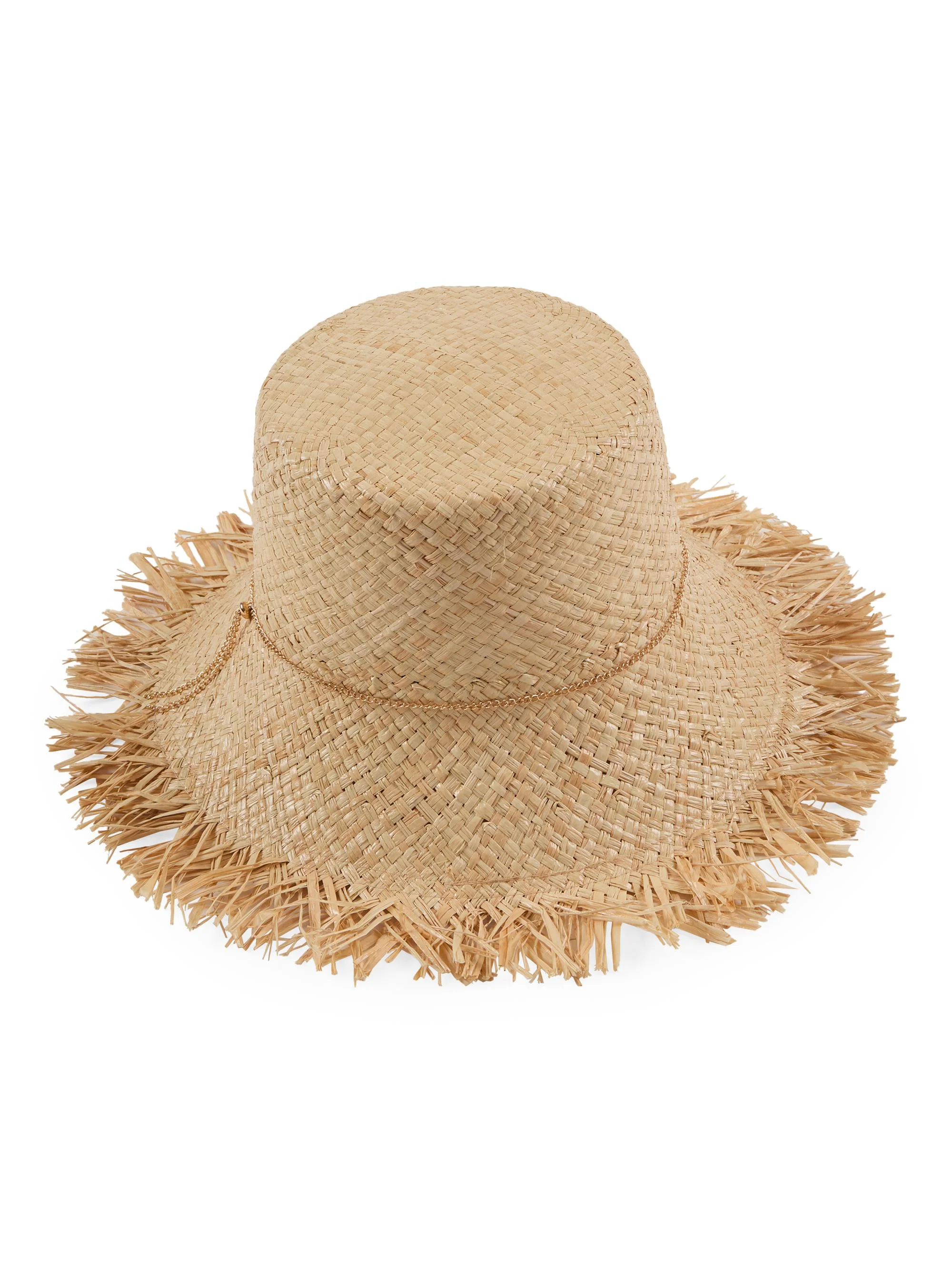 Women's Jonah Raffia Bucket Hat - Natural - 1
