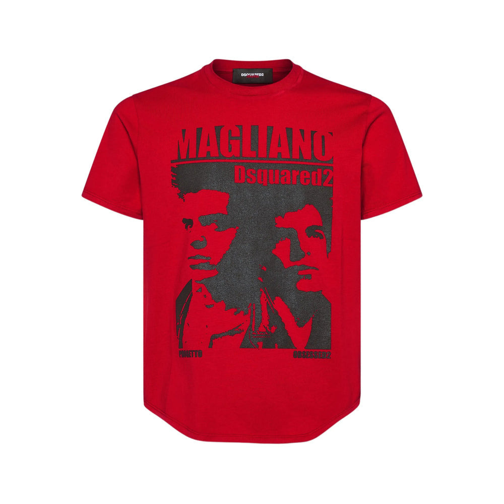 Dsquared2 Red T-Shirts & Vests - T-Shirts Men - 1
