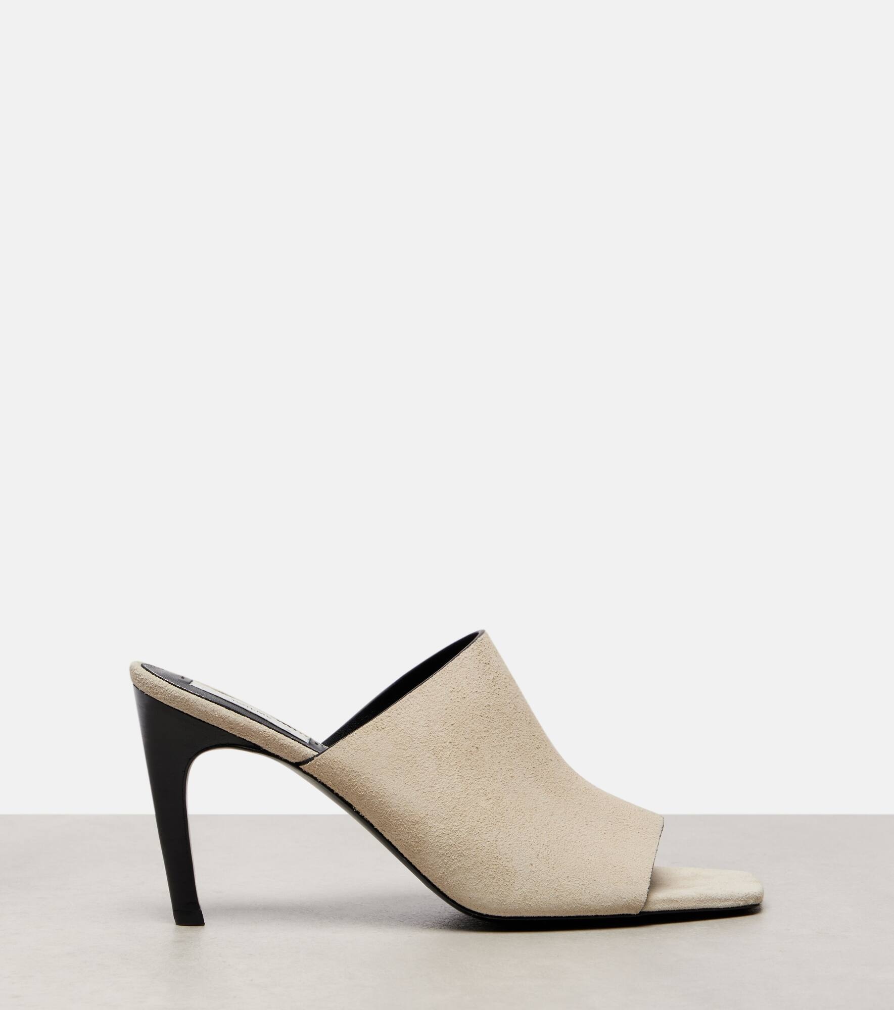 Suede mules - 4