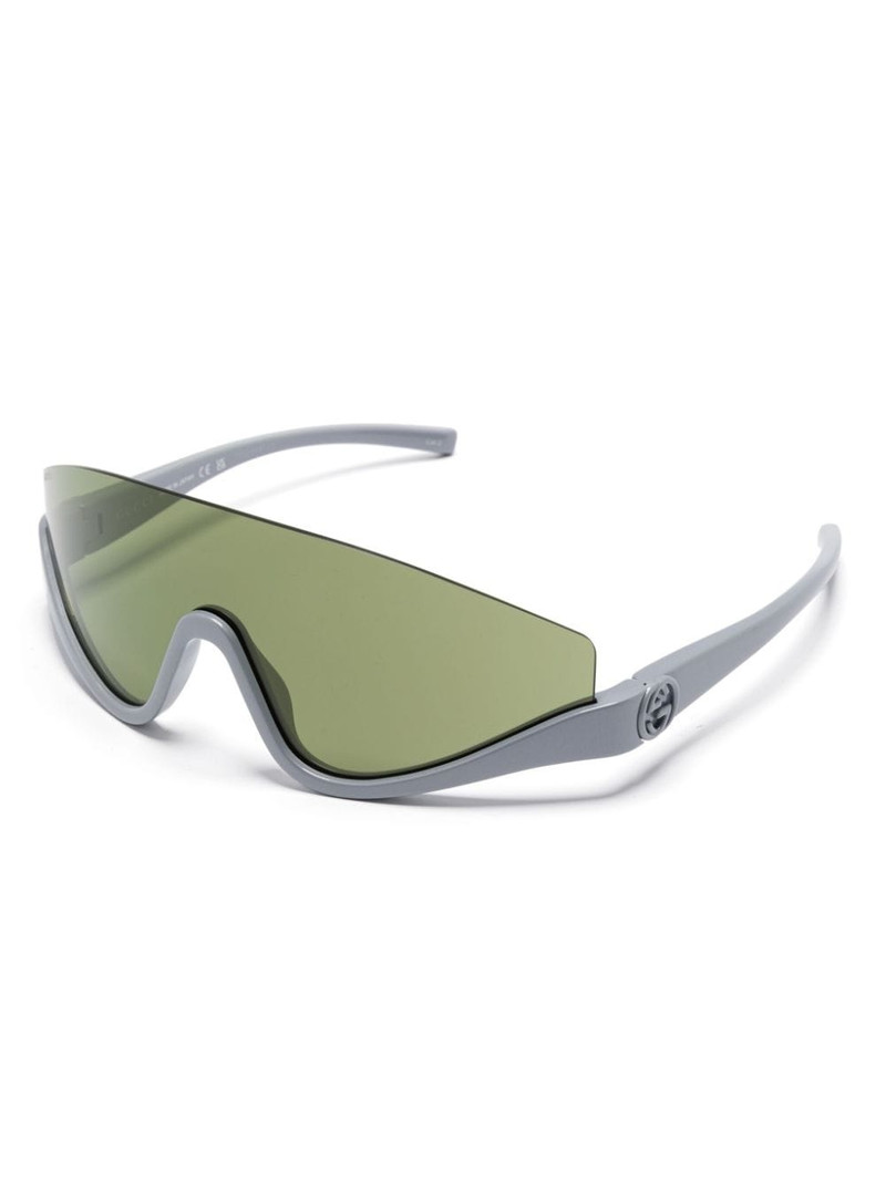 GUCCI shield-frame sunglasses outlook
