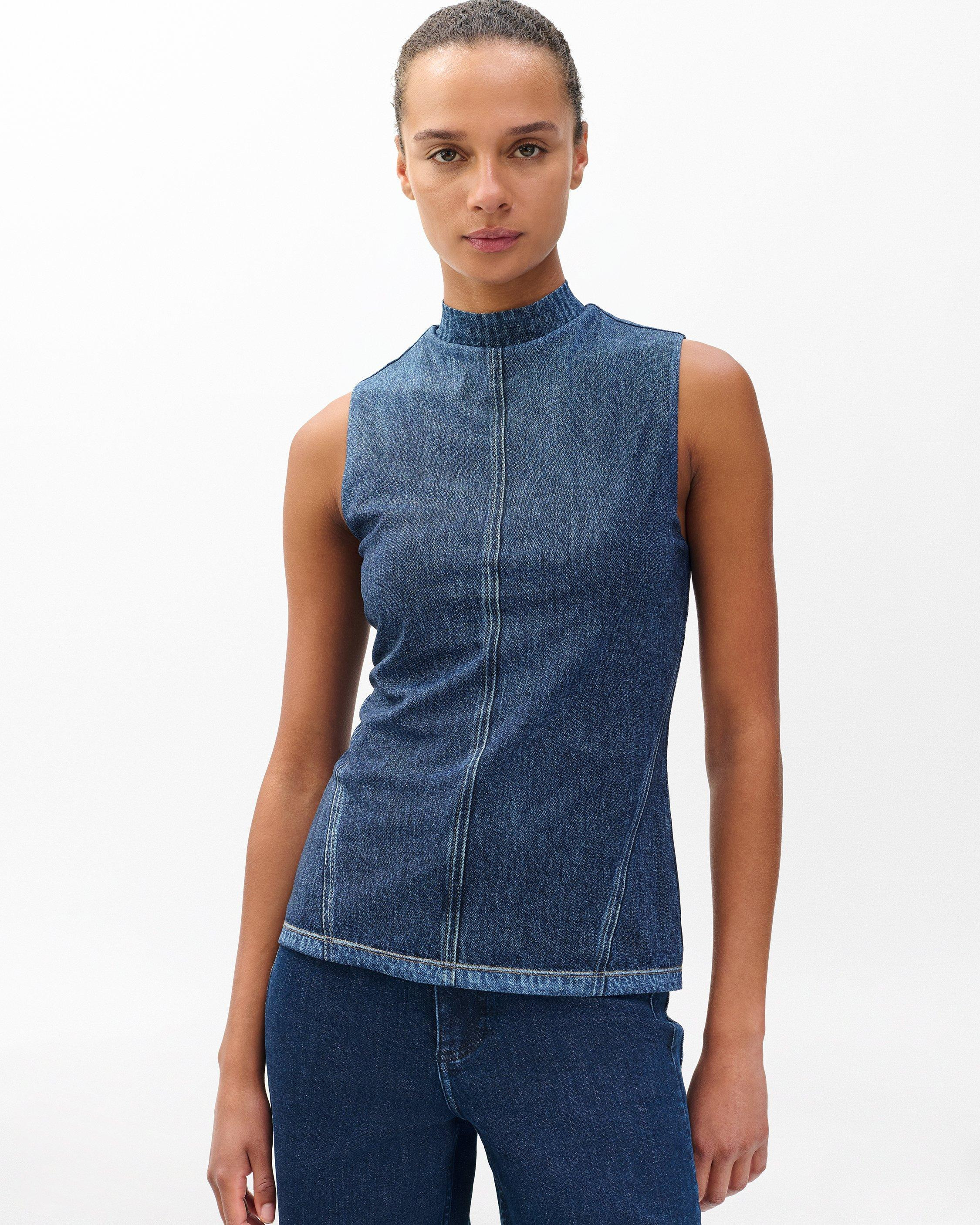 Miramar Mockneck Top
Stretch Mesh - 2