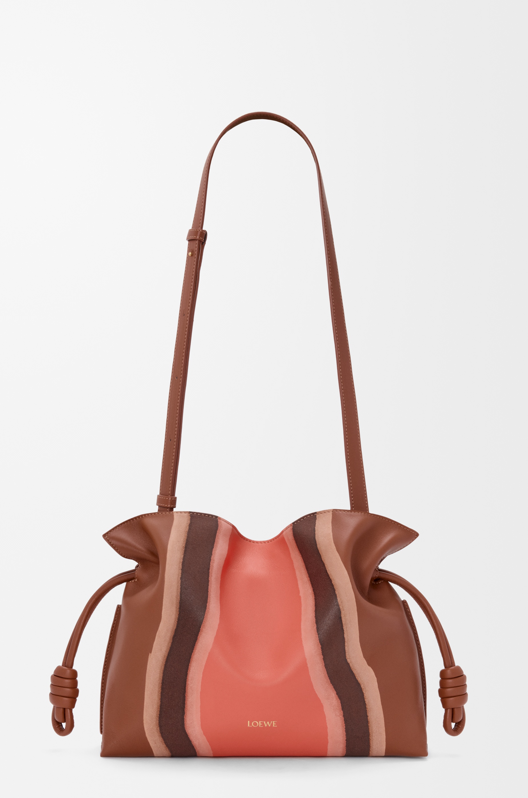 Medium Flamenco clutch in nappa calfskin - 7