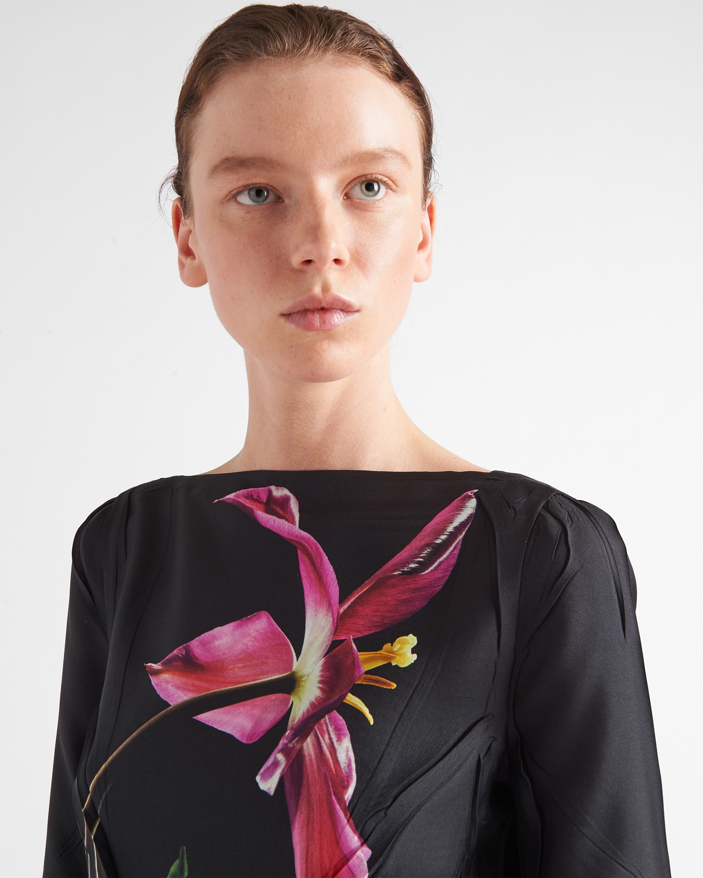 【プラダ・PRADA】Printed twill dress Prada Printed twill dress | REVERSIBLE