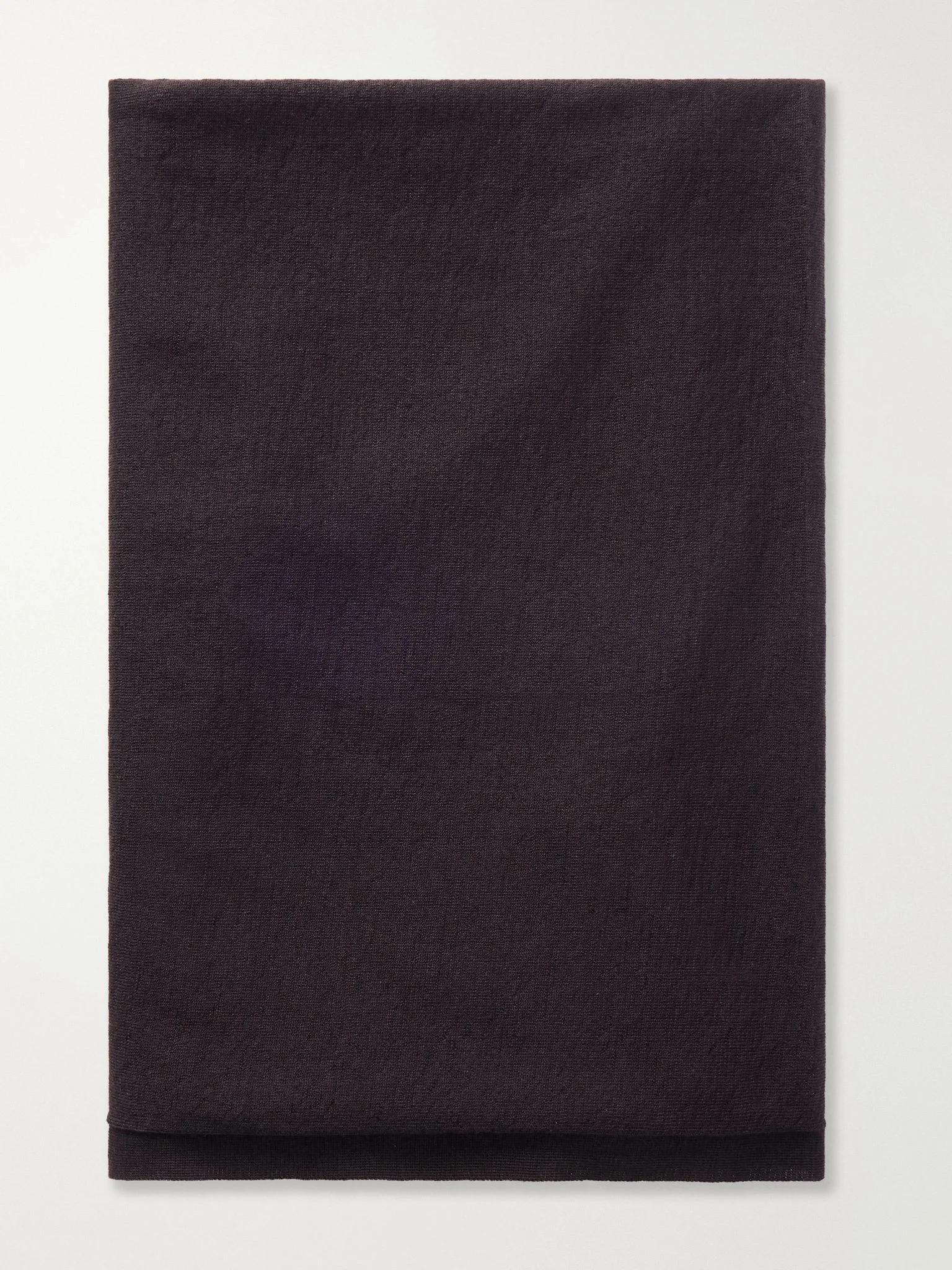 Arif cashmere and silk-blend scarf Dark brown - 1