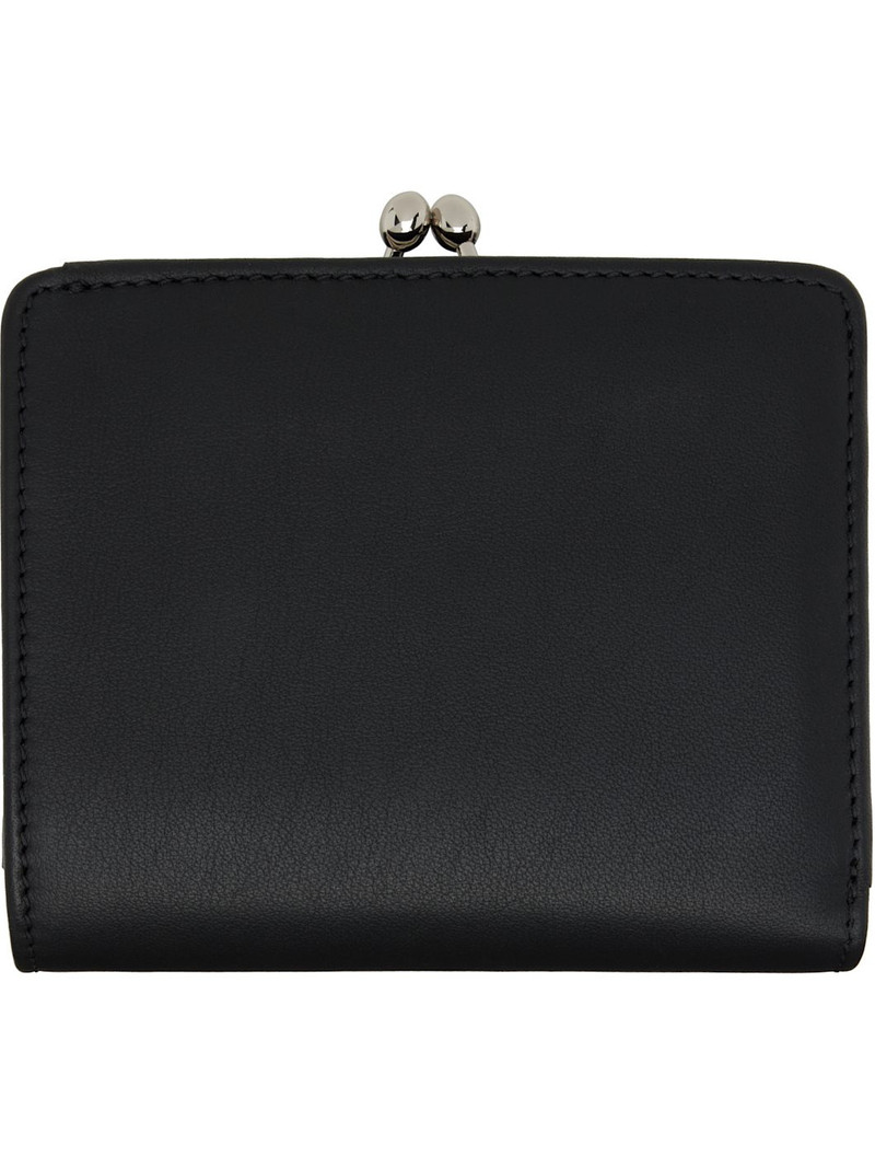Vivienne Westwood Black Injected Orb Coin Purse Wallet outlook