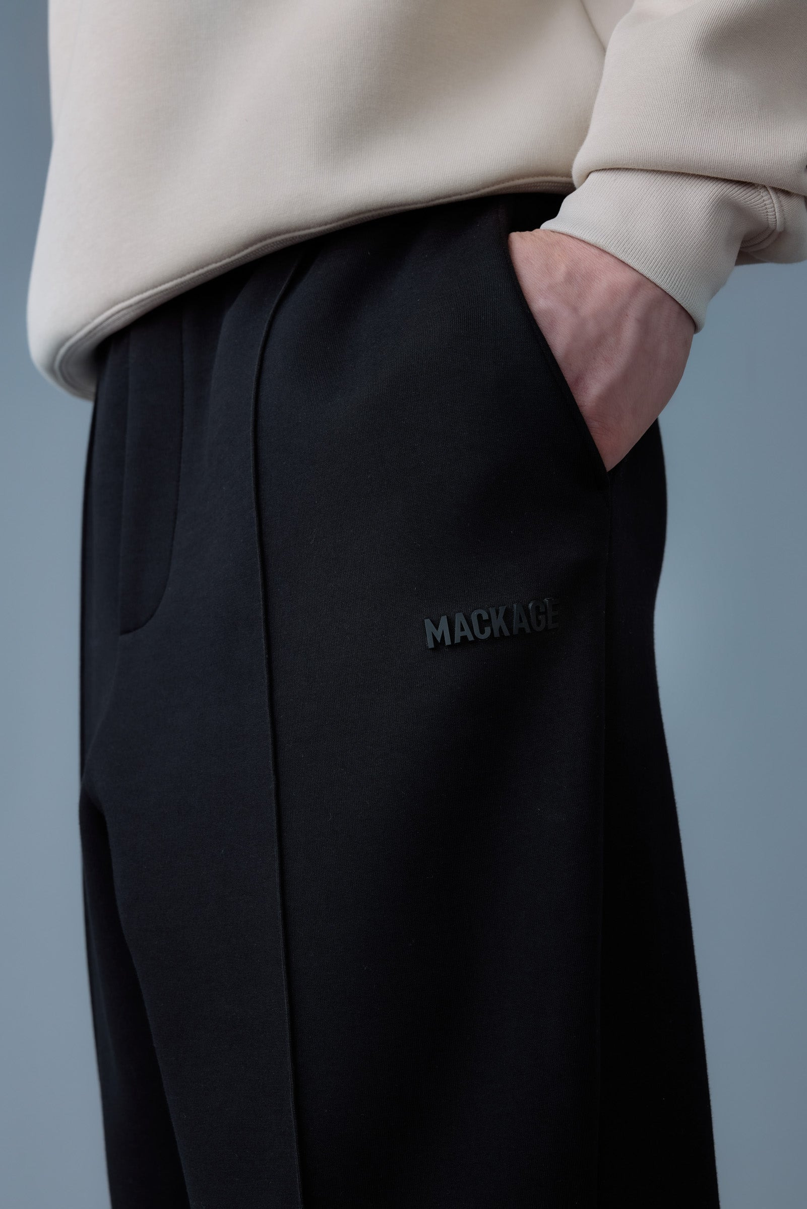 JAMIL-R Double-face jersey sweatpants - 5