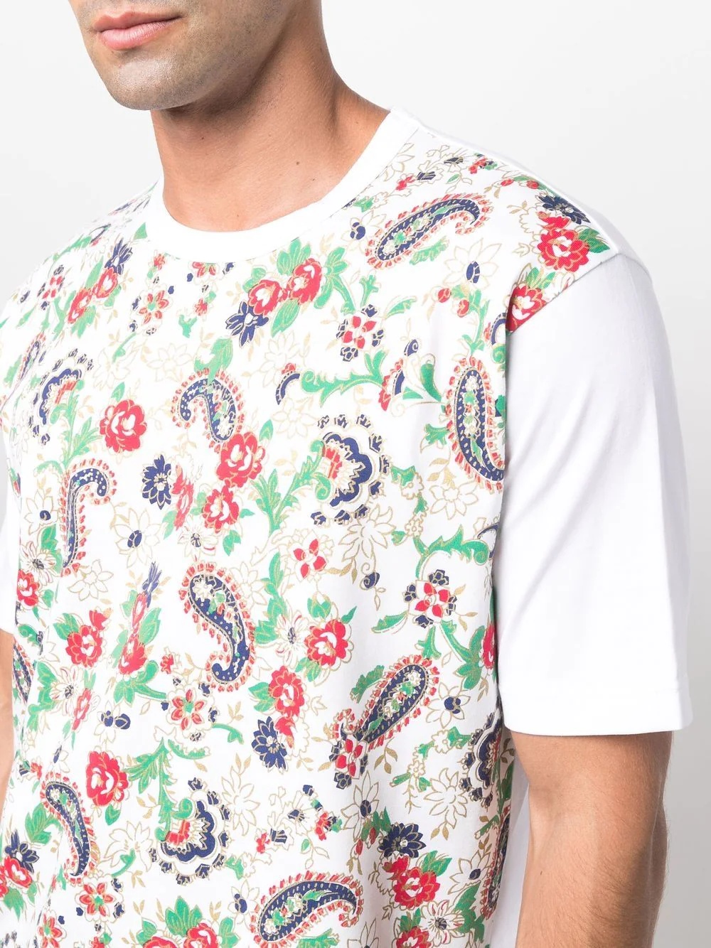 paisley-print short-sleeved T-shirt - 5