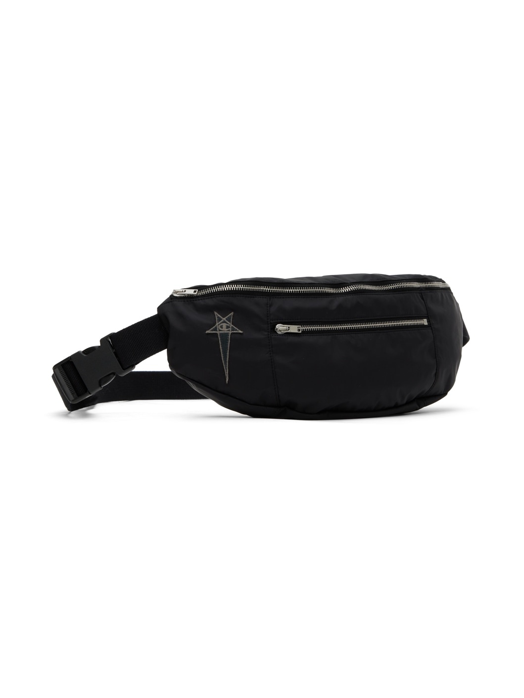 Rick Owens Black Champion Edition Belt Bag | ssense | REVERSIBLE