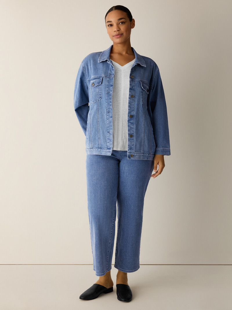 Cotton Stretch Denim Jacket 6