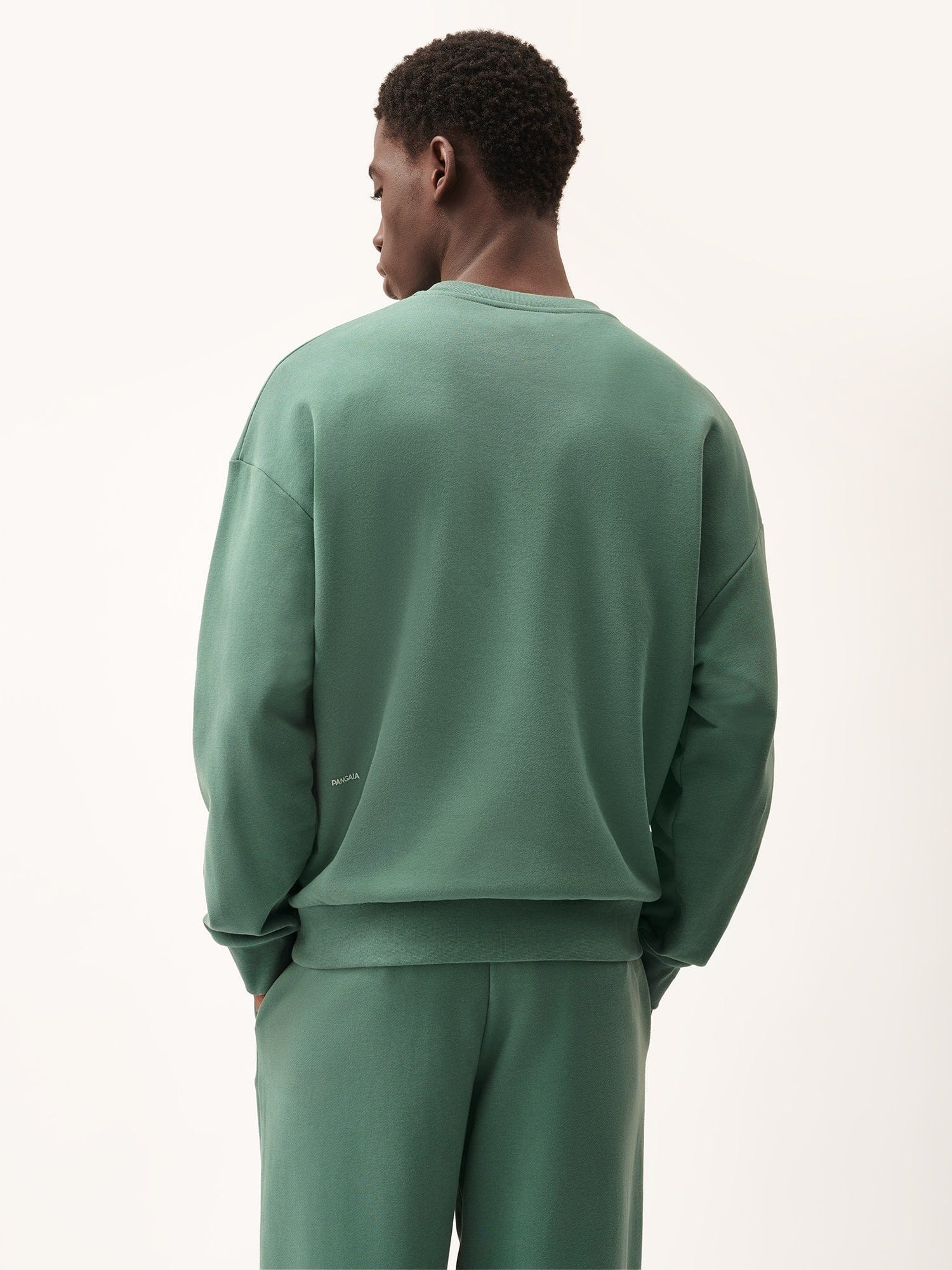 Mens 365 Midweight Sweatshirt - Forest Green - 3