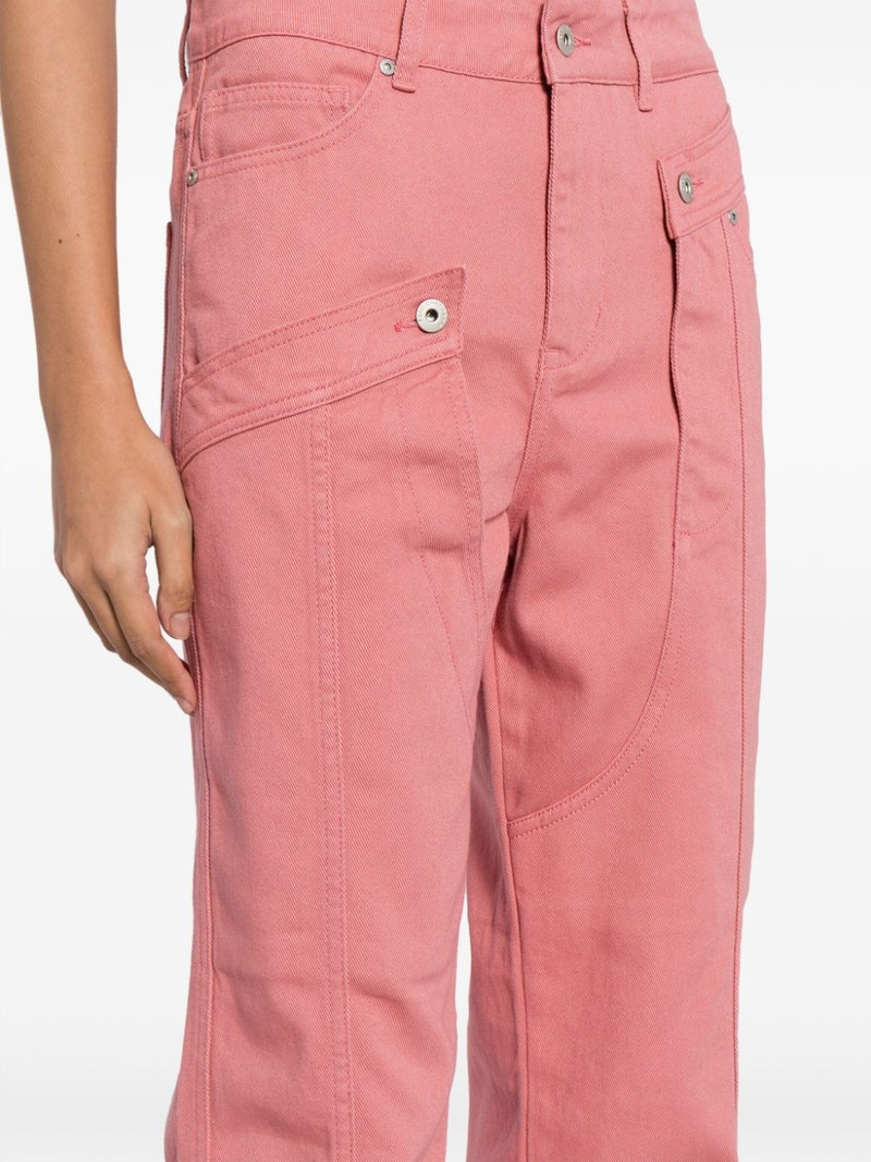 high-waist straight-leg jeans 5