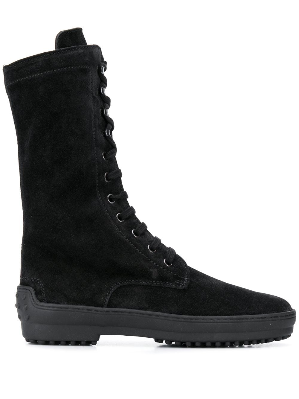 lace-up calf-length boots - 1