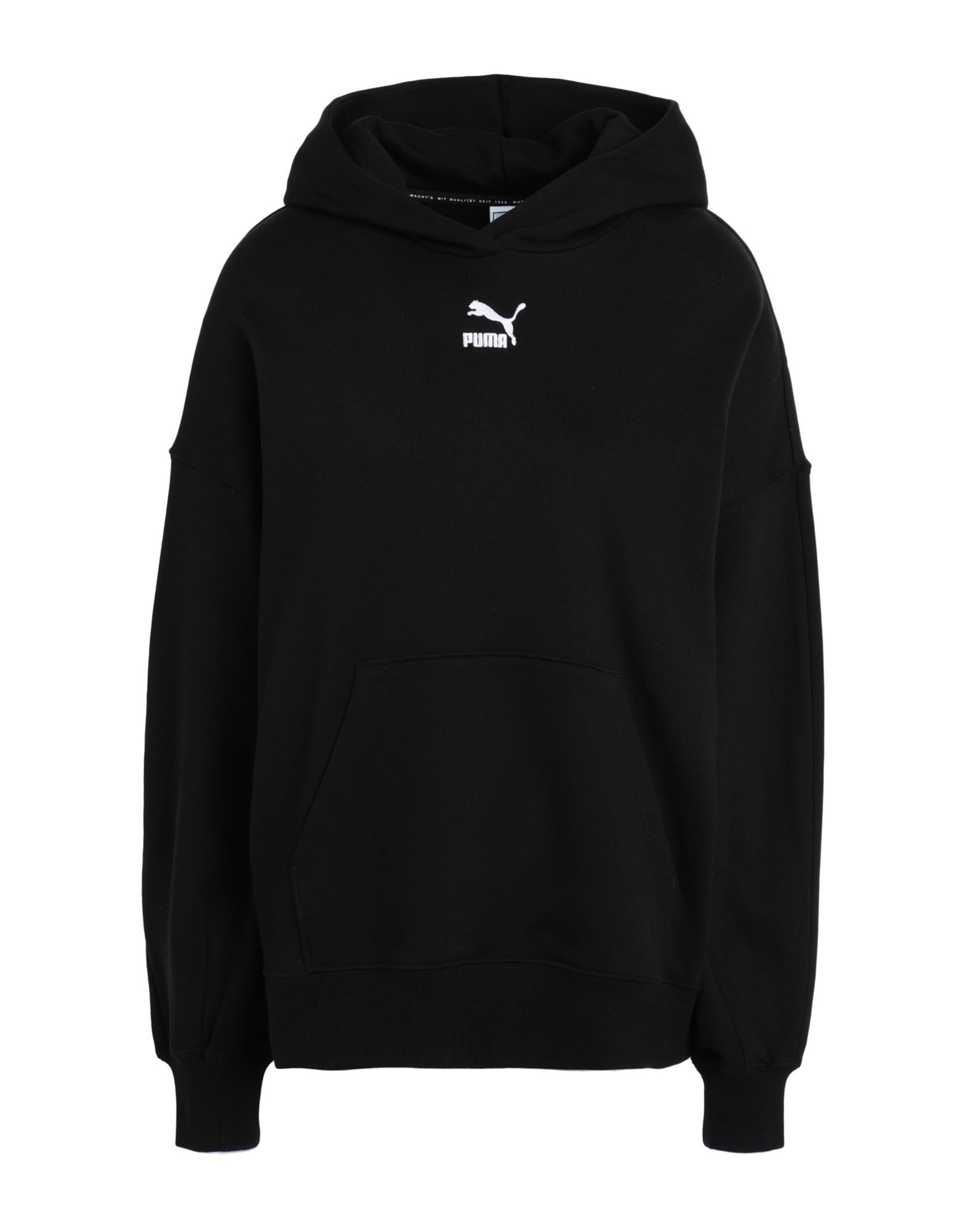 Black Women's Hooded Sweatshirt - 1