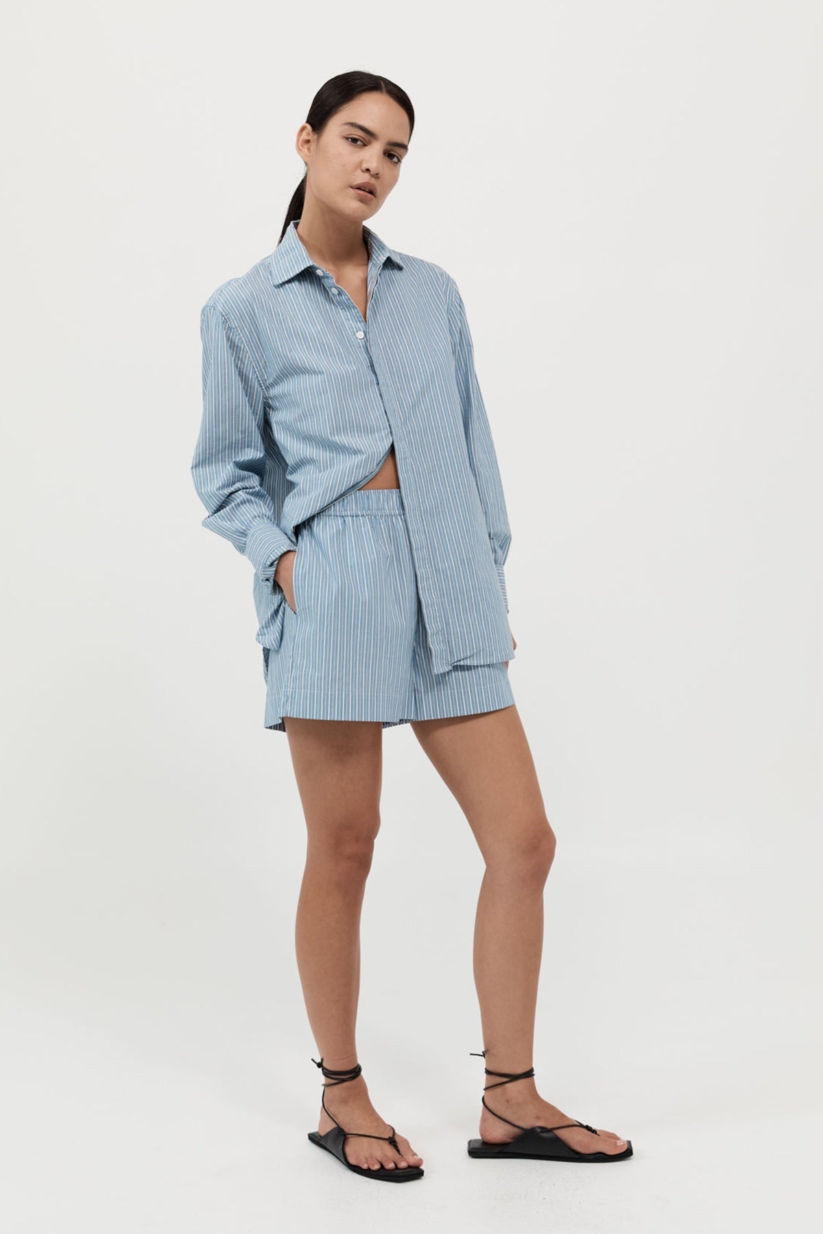 Stripe Boxer Short - Blue Stripe - 4