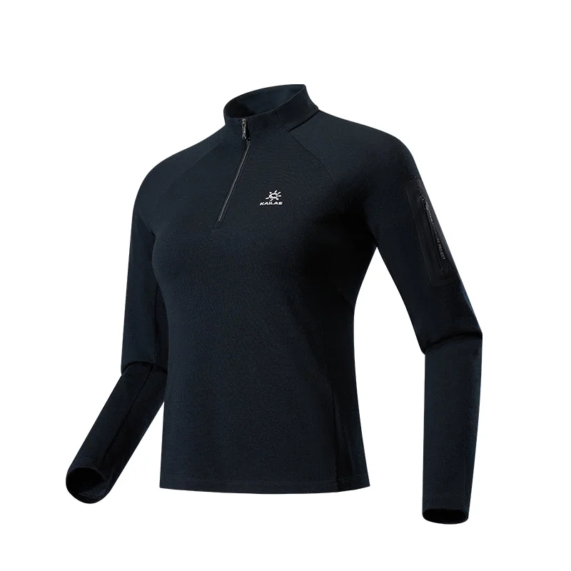 KAILAS XM2 Merino Wool Half-Zip Long Sleeve T-Shirt Women's - 1