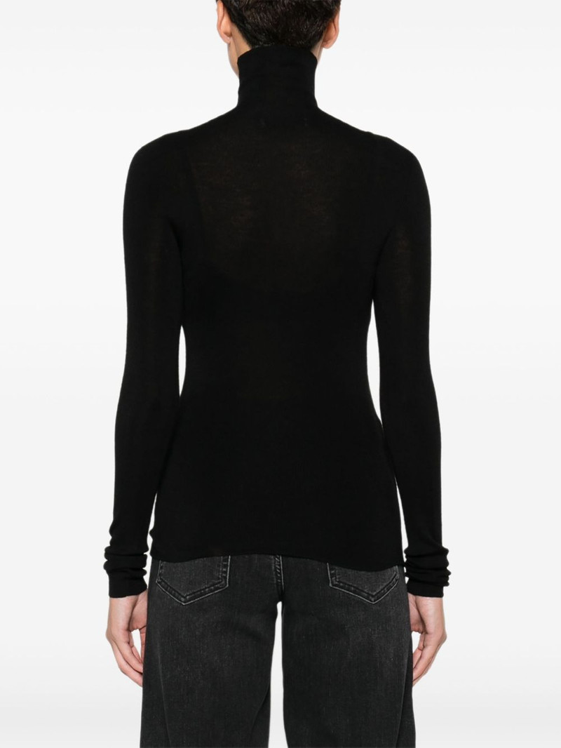 high-neck long-sleeve sweater 4