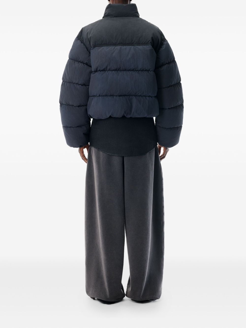 cropped puffer jacket - 3