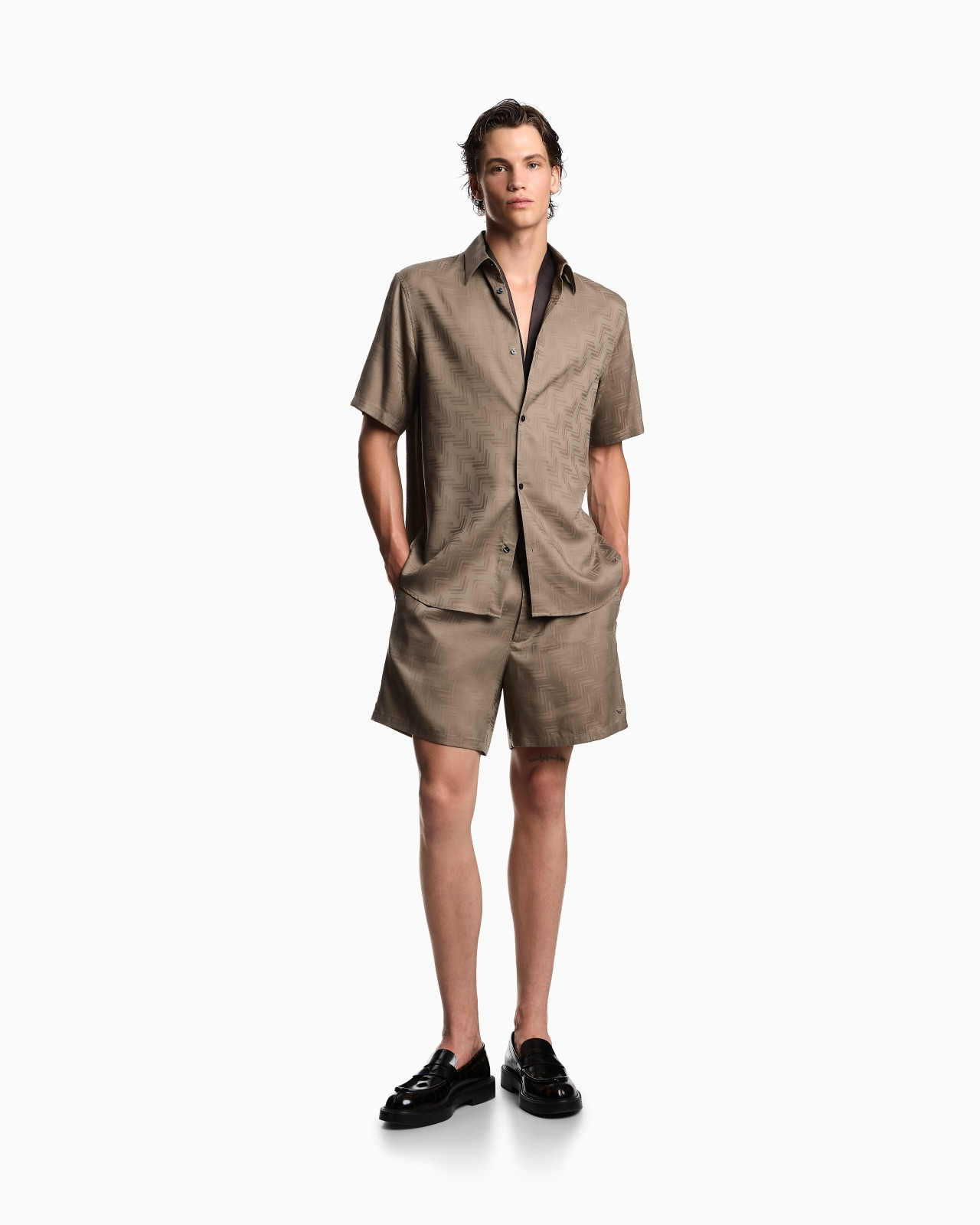 ASV JACQUARD LYOCELL BERMUDA SHORTS - 2