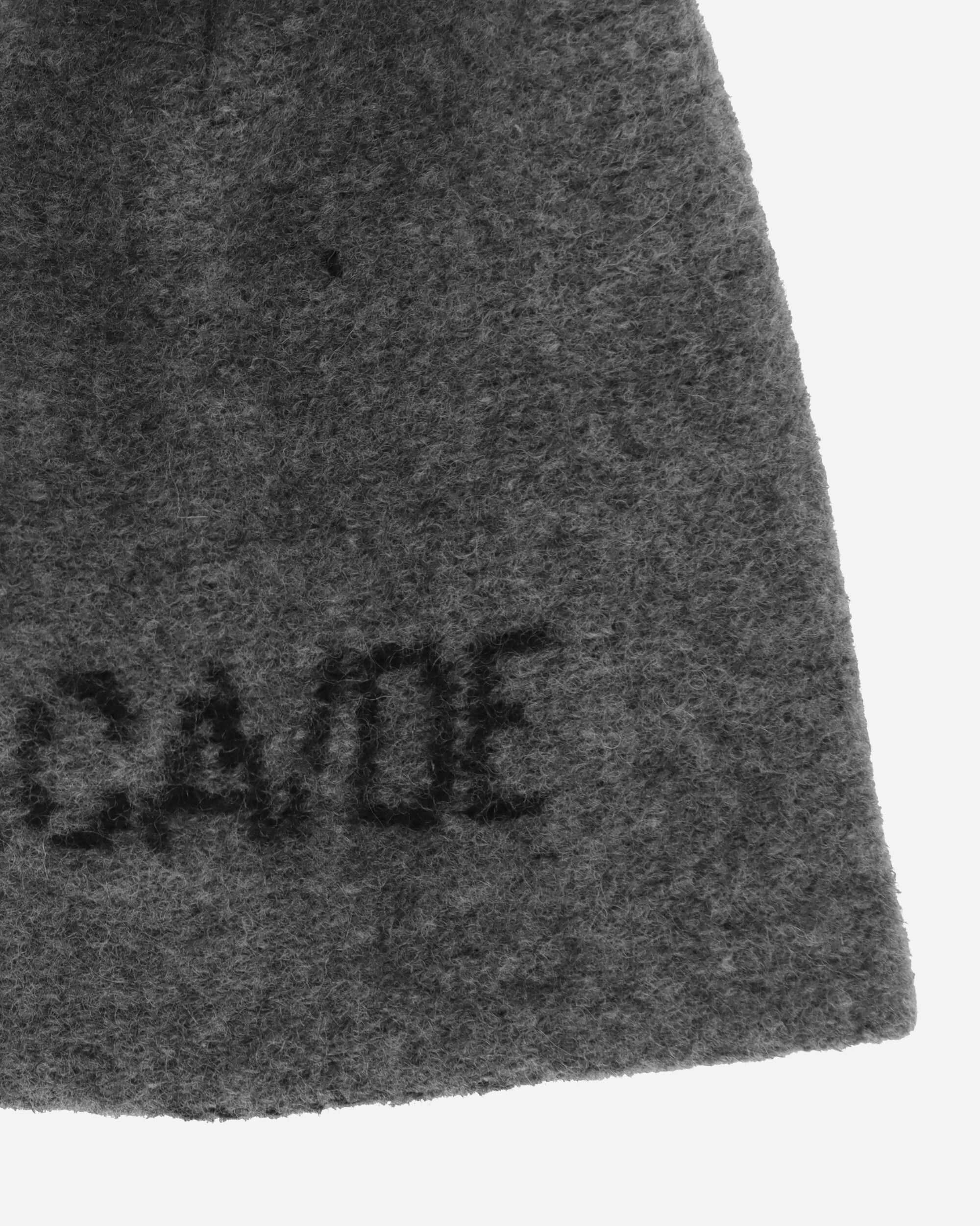 Knitted Logo Hat Grey - 5