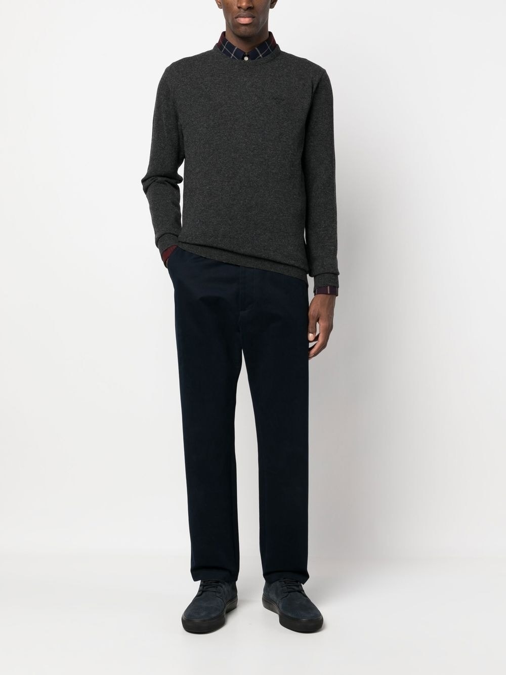 crew neck wool jumper - 3