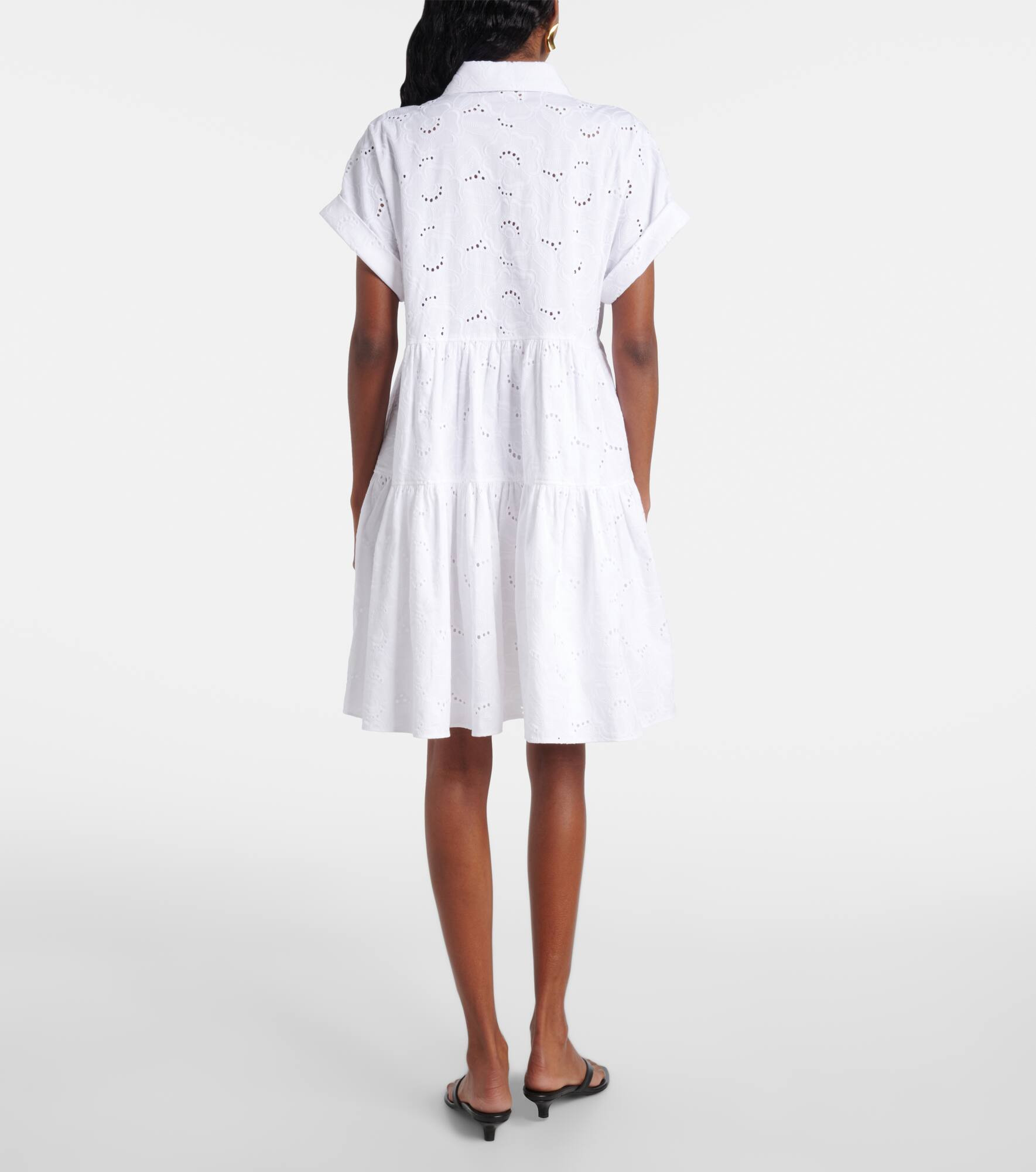Summer Blossom broderie anglaise minidress - 3