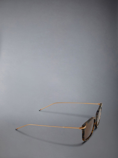 Thom Browne Acetate And Titanium Aviator Sunglasses outlook