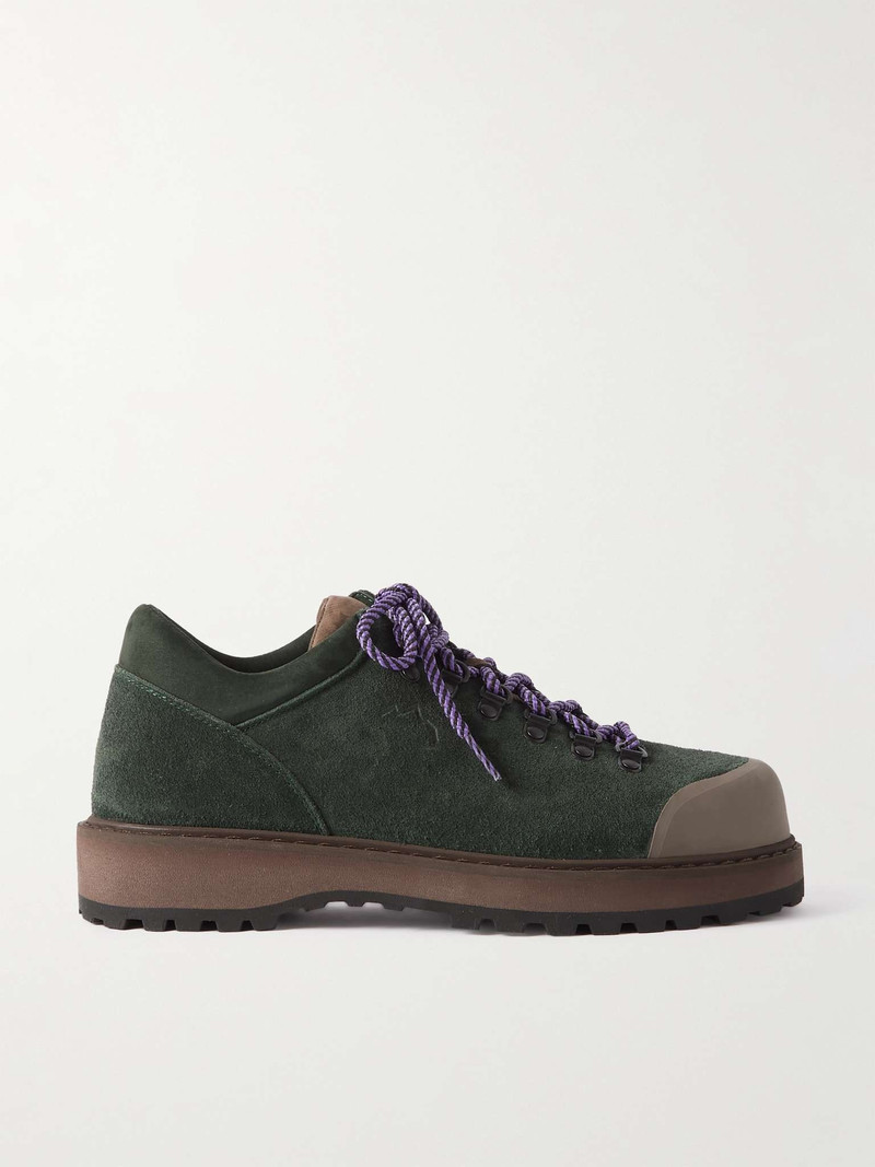 Cornaro Rubber-Trimmed Suede Sneakers 1