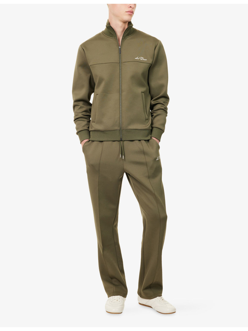Les Deux Signature Brand-Embroidered Woven Track Jacket outlook