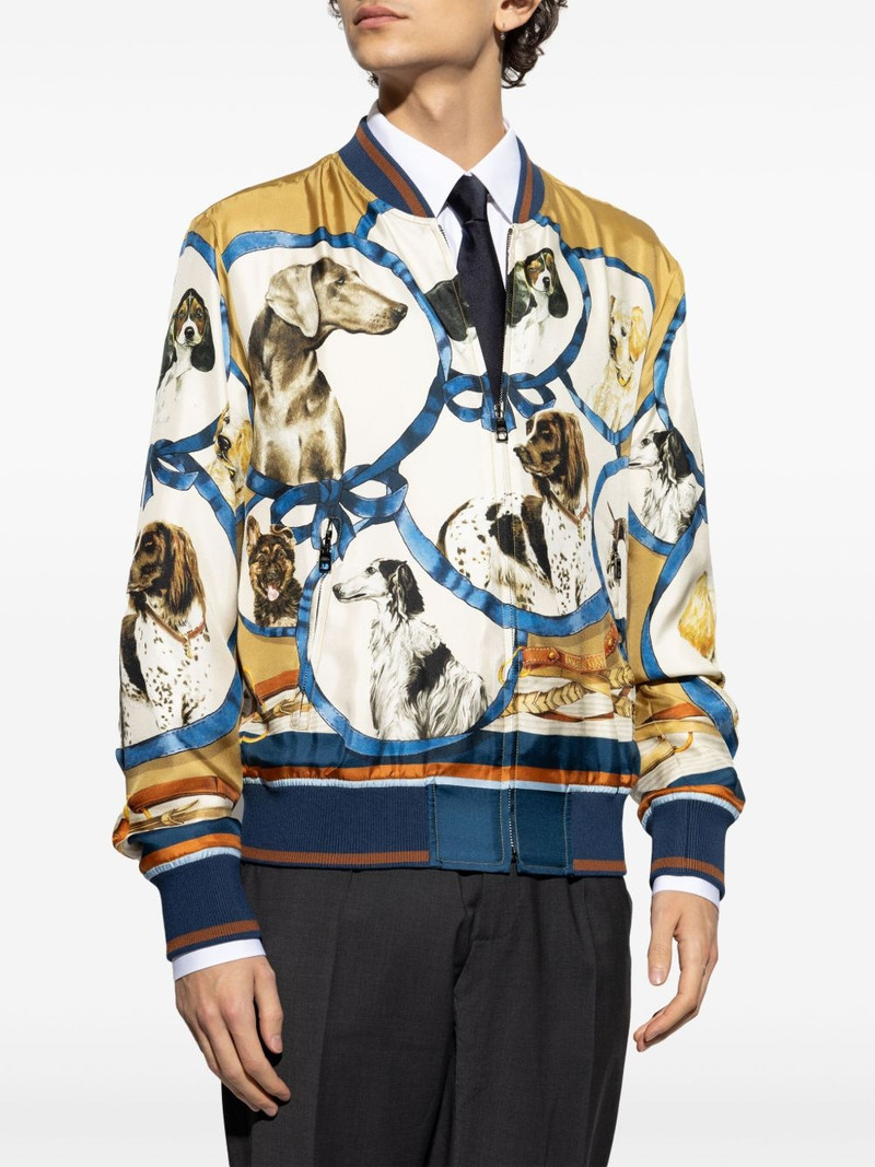 graphic-print bomber jacket 3